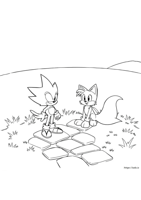 Coloring Pages Of Sonic Characters