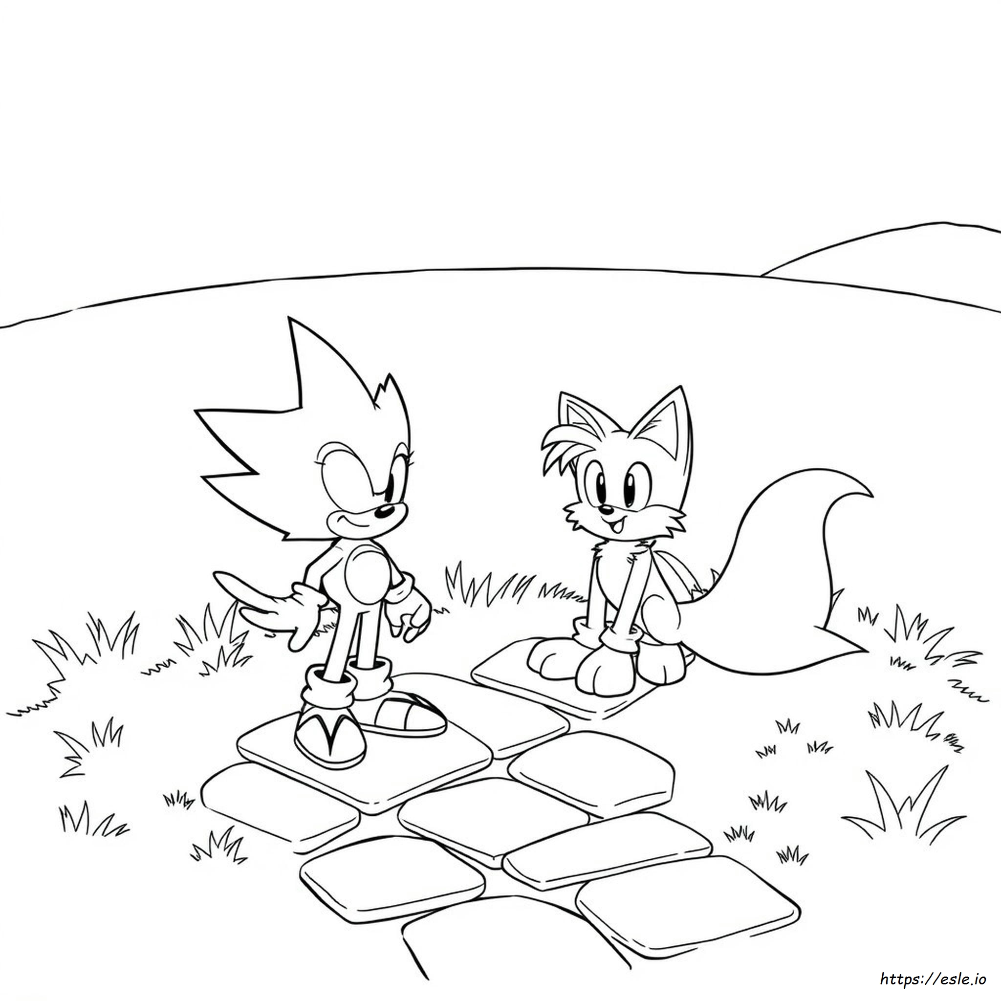 Dibujos Para Colorear De Personajes De Sonic