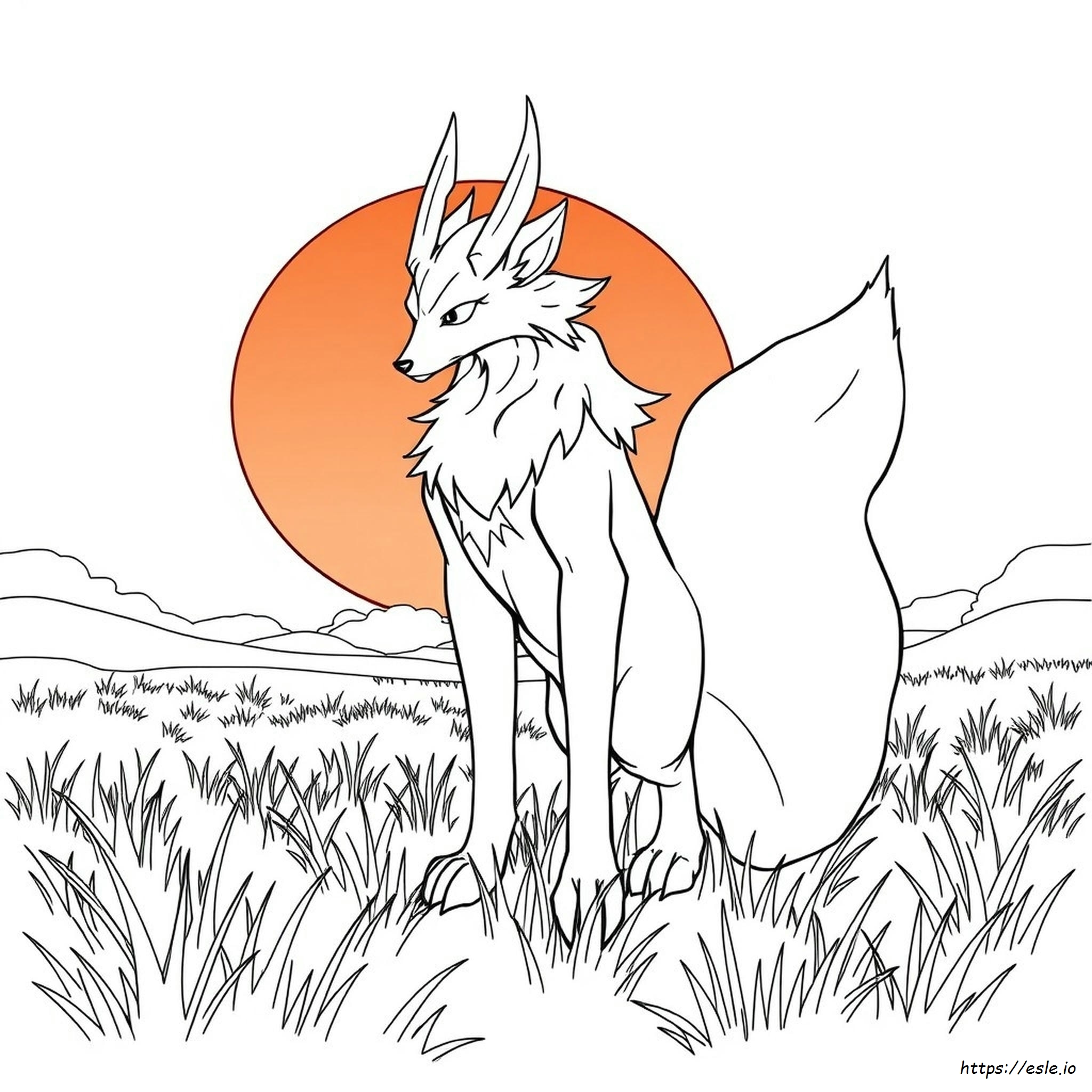 Che Colore È Kurama Da Colorare