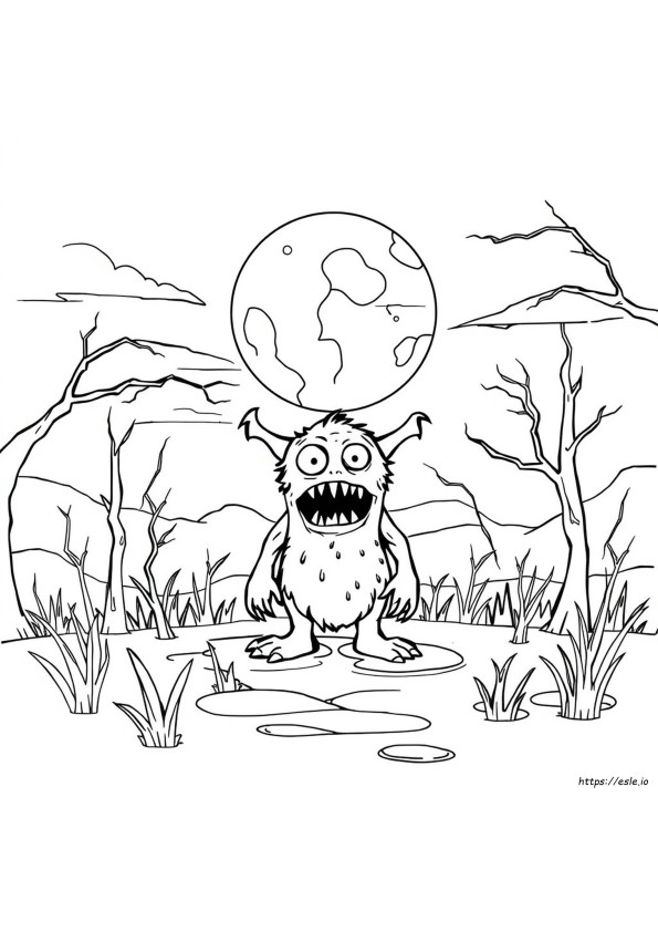 Coloriage Monstre