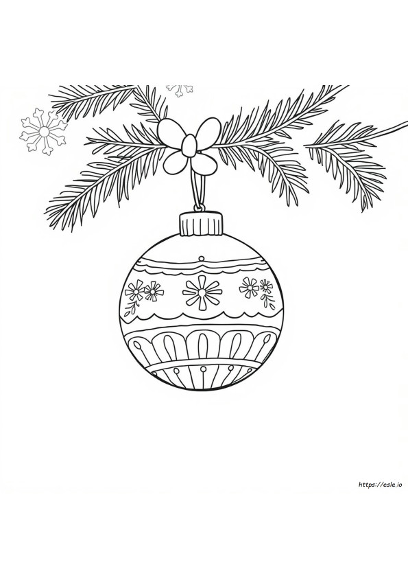 Simple Ornament Coloring Pages