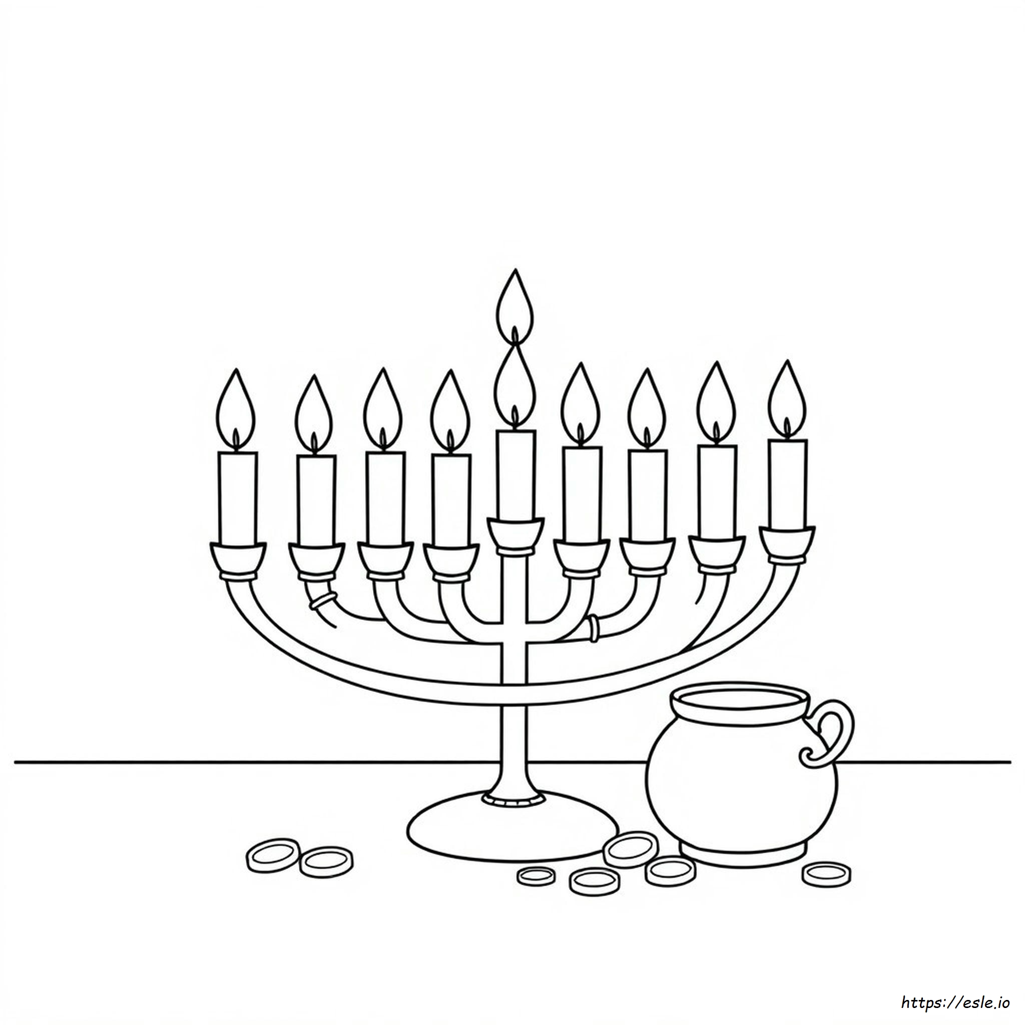 Hanukkah Coloring Pages