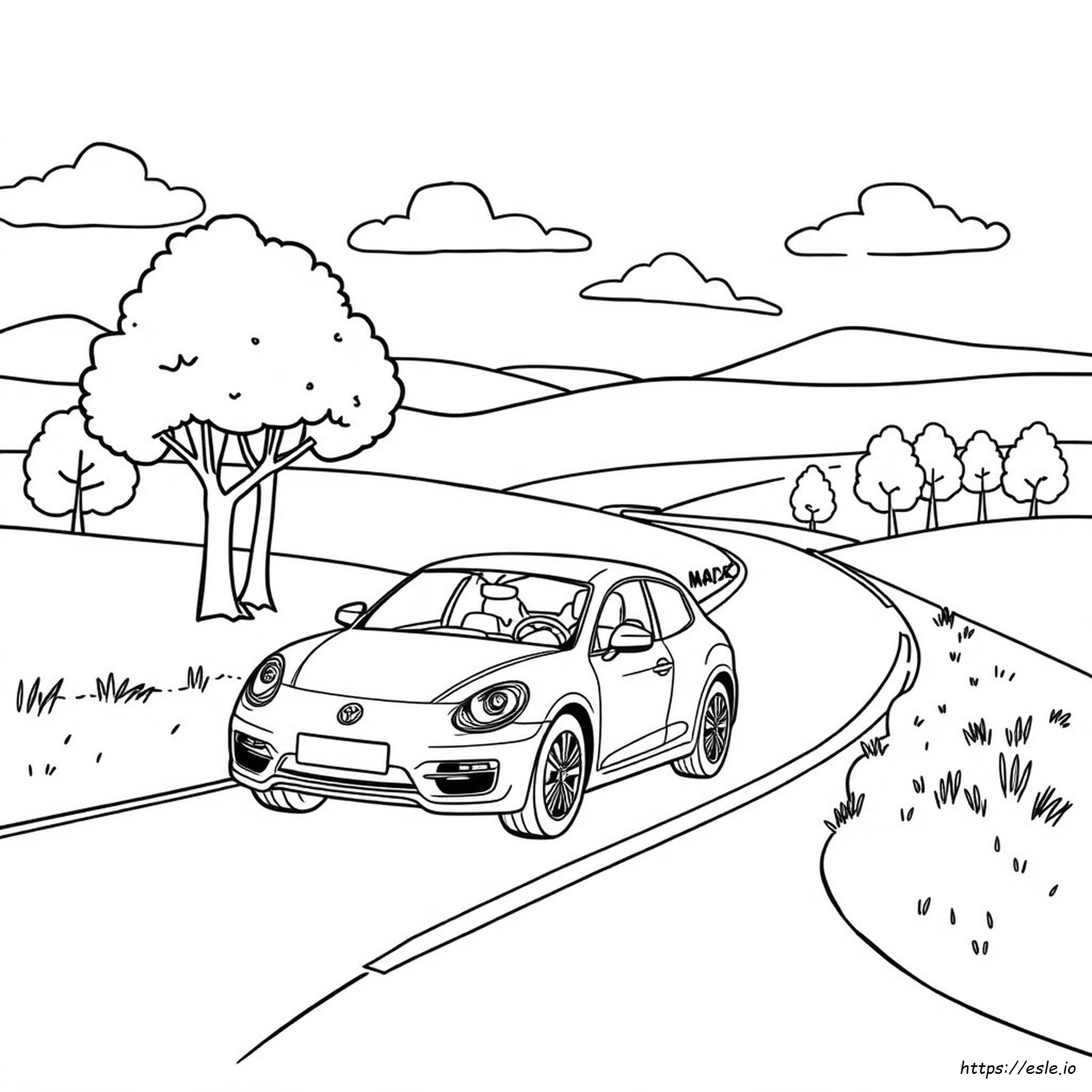 Disegni Di Auto Da Colorare Per Adulti Da Stampare