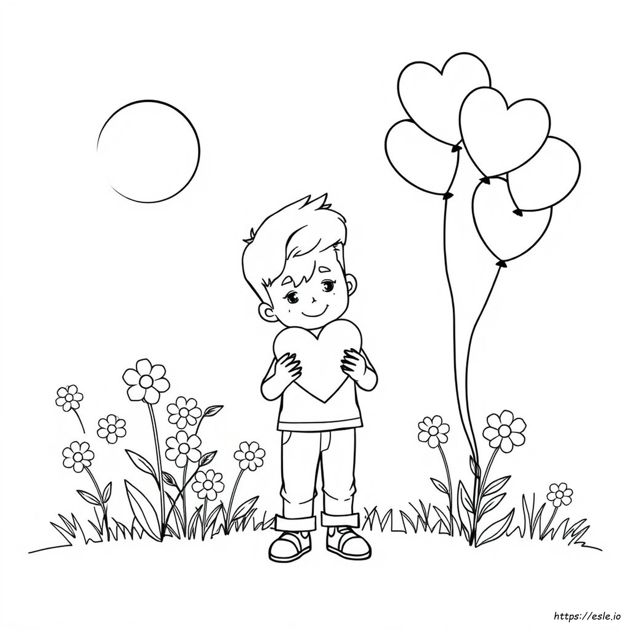 Días De San Valentín Dibujos Para Colorear Para Niños