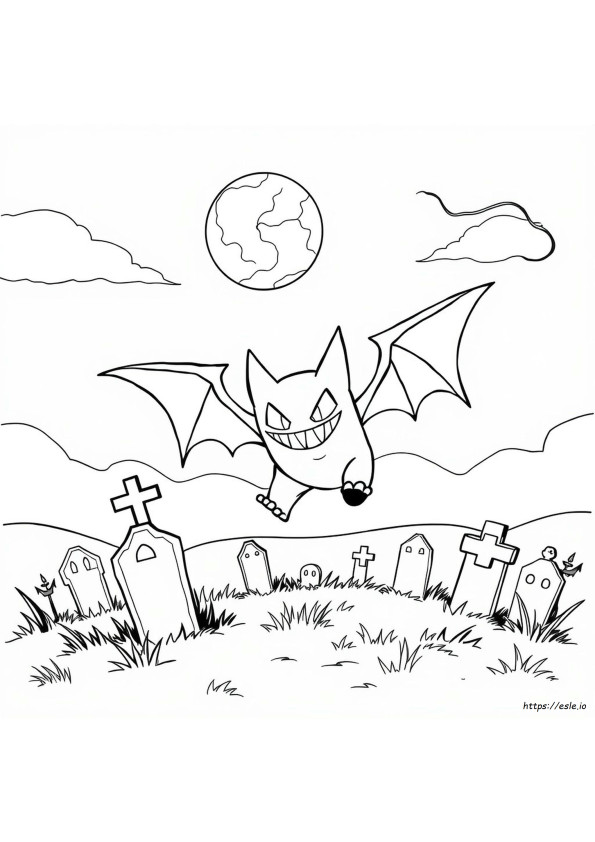 Gengar Da Colorare