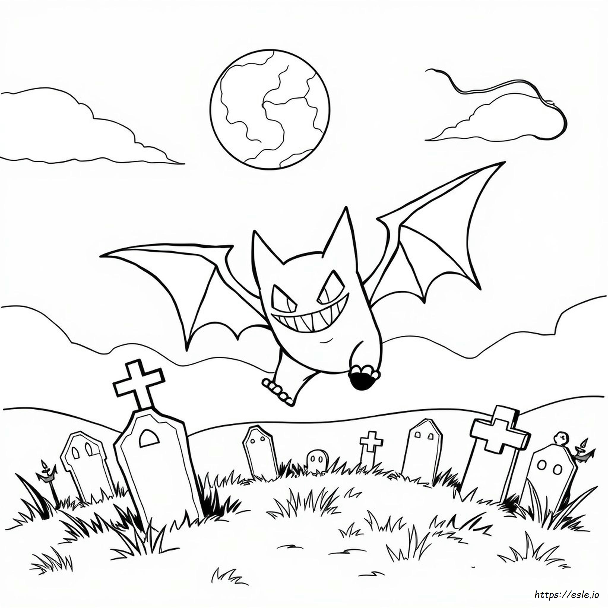 Gengar Da Colorare