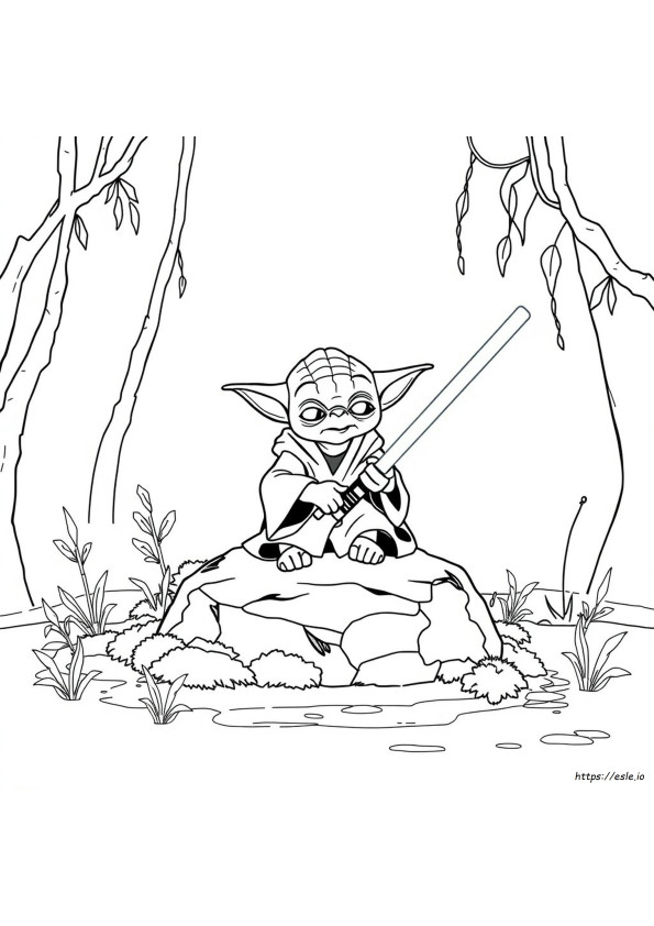 Yoda Ausmalbilder