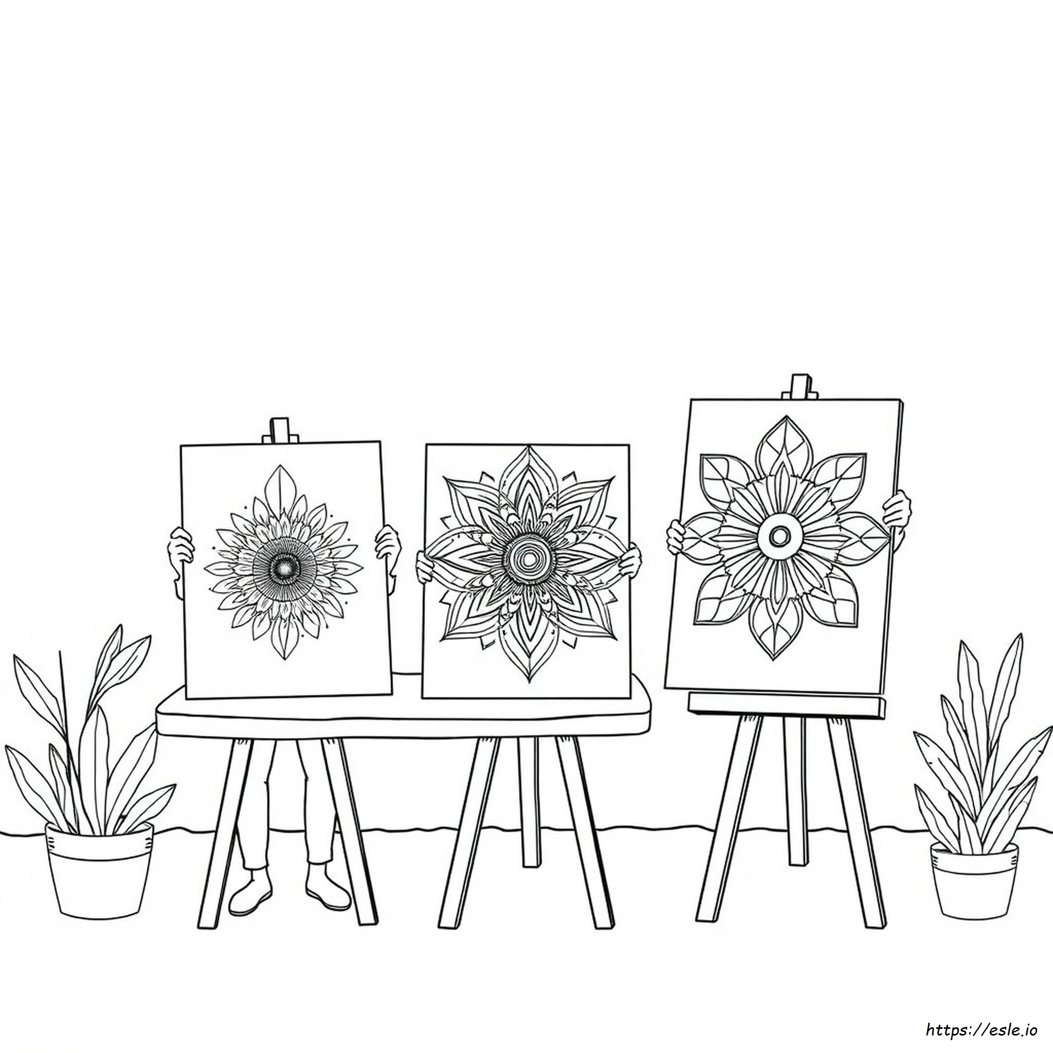 Páginas Para Colorear Terminadas Para Adultos