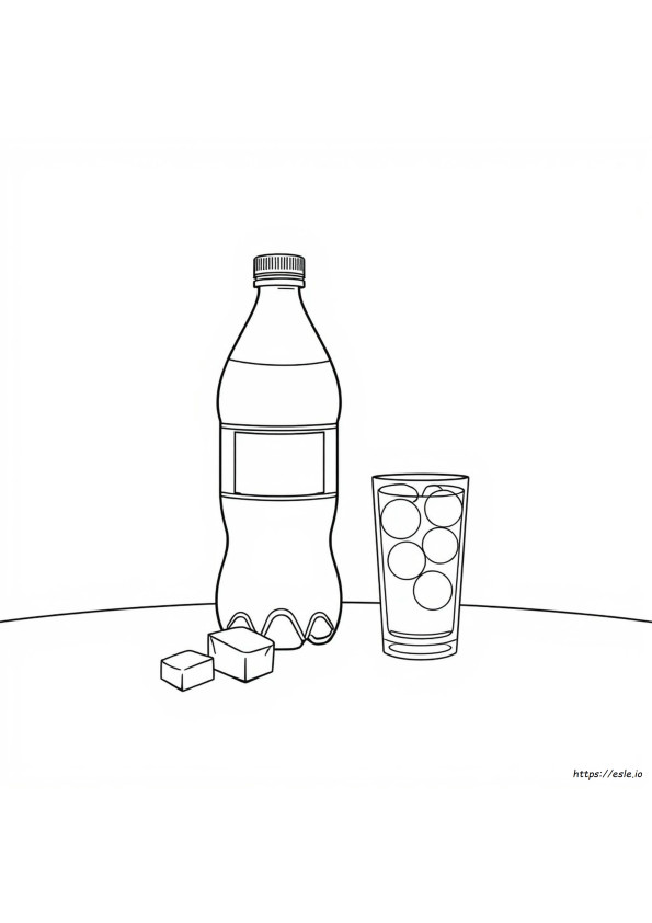 Gambar Mewarnai Botol Air