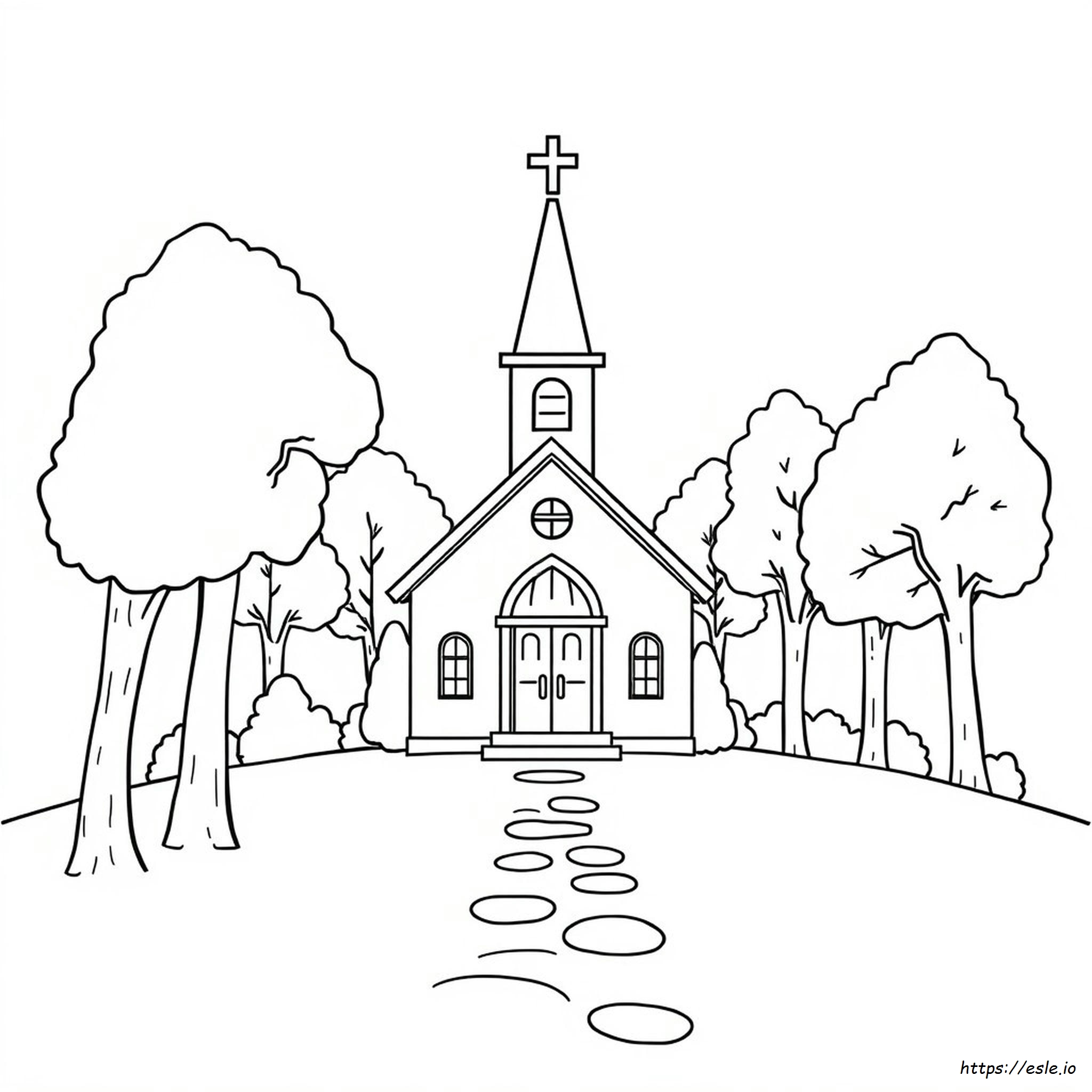 Disegni Di Chiese Da Colorare
