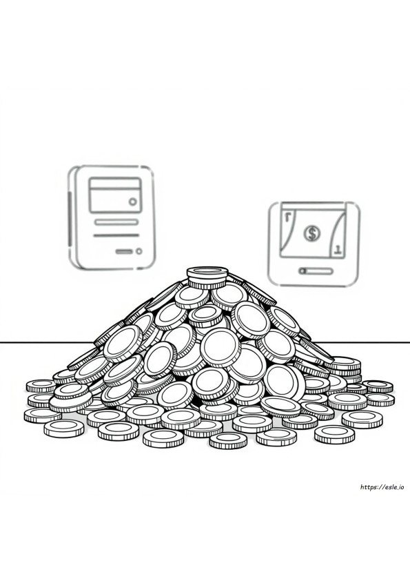 Money Coloring Pages