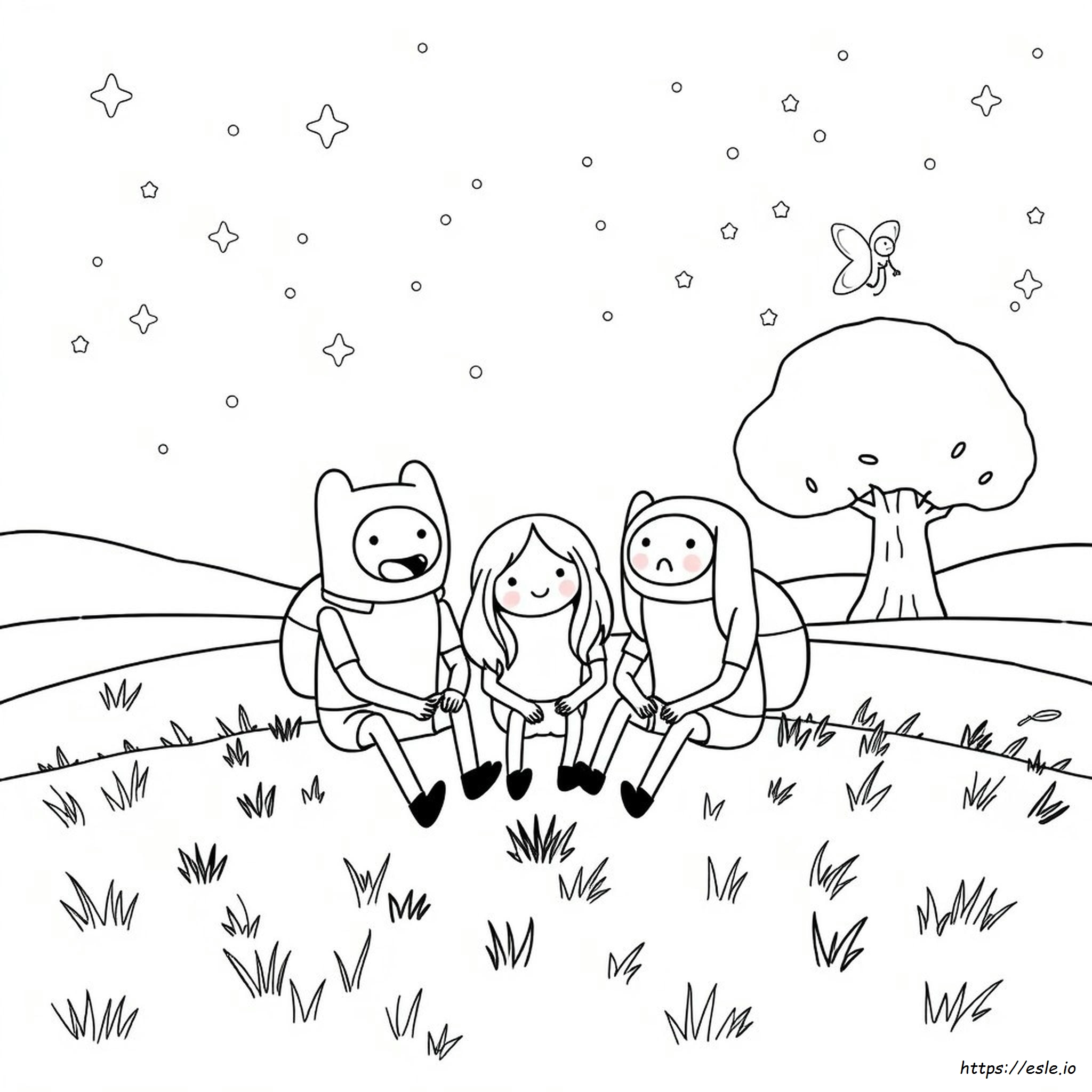 Cute Adventure Time Coloring Pages