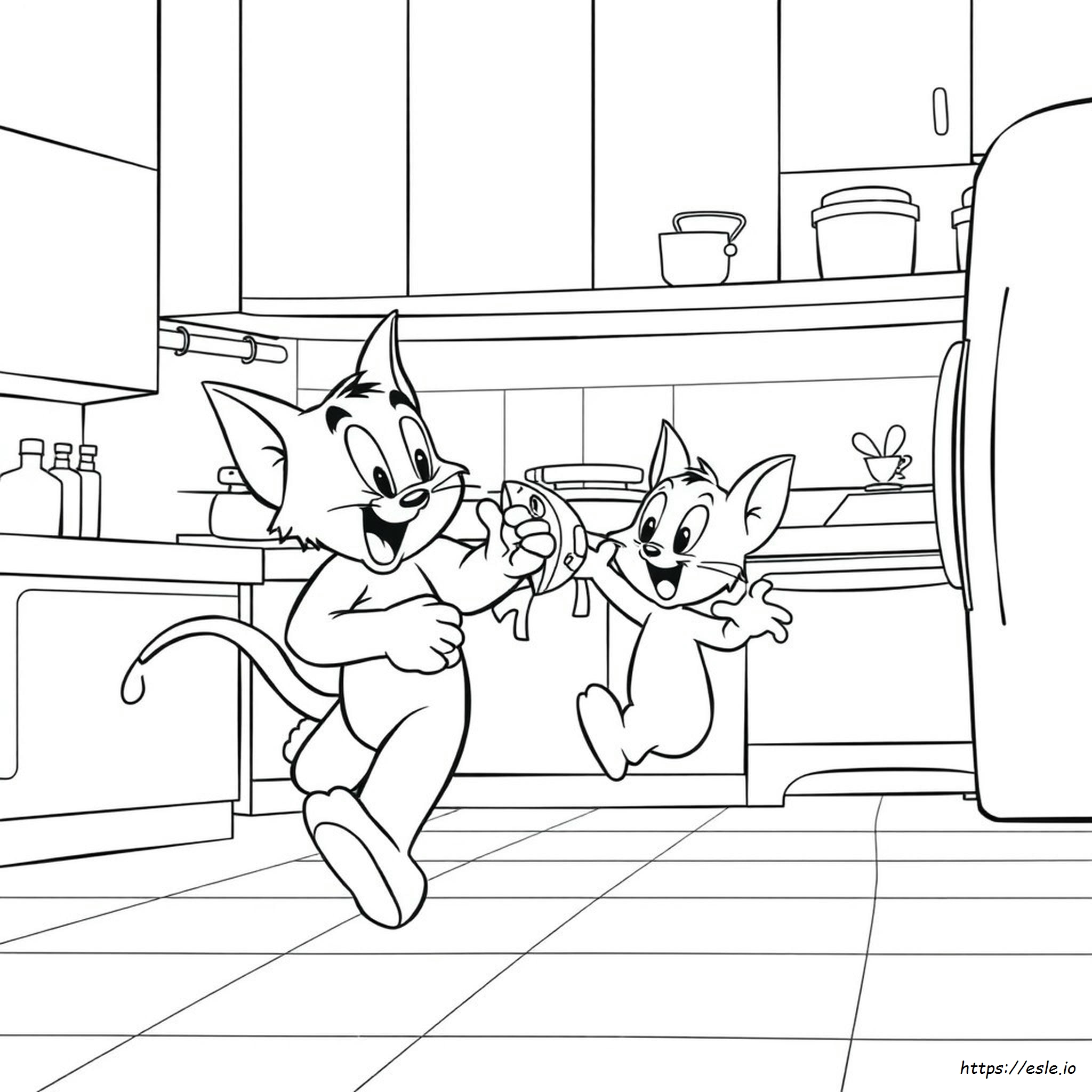 Tom & Jerry Coloring Pages