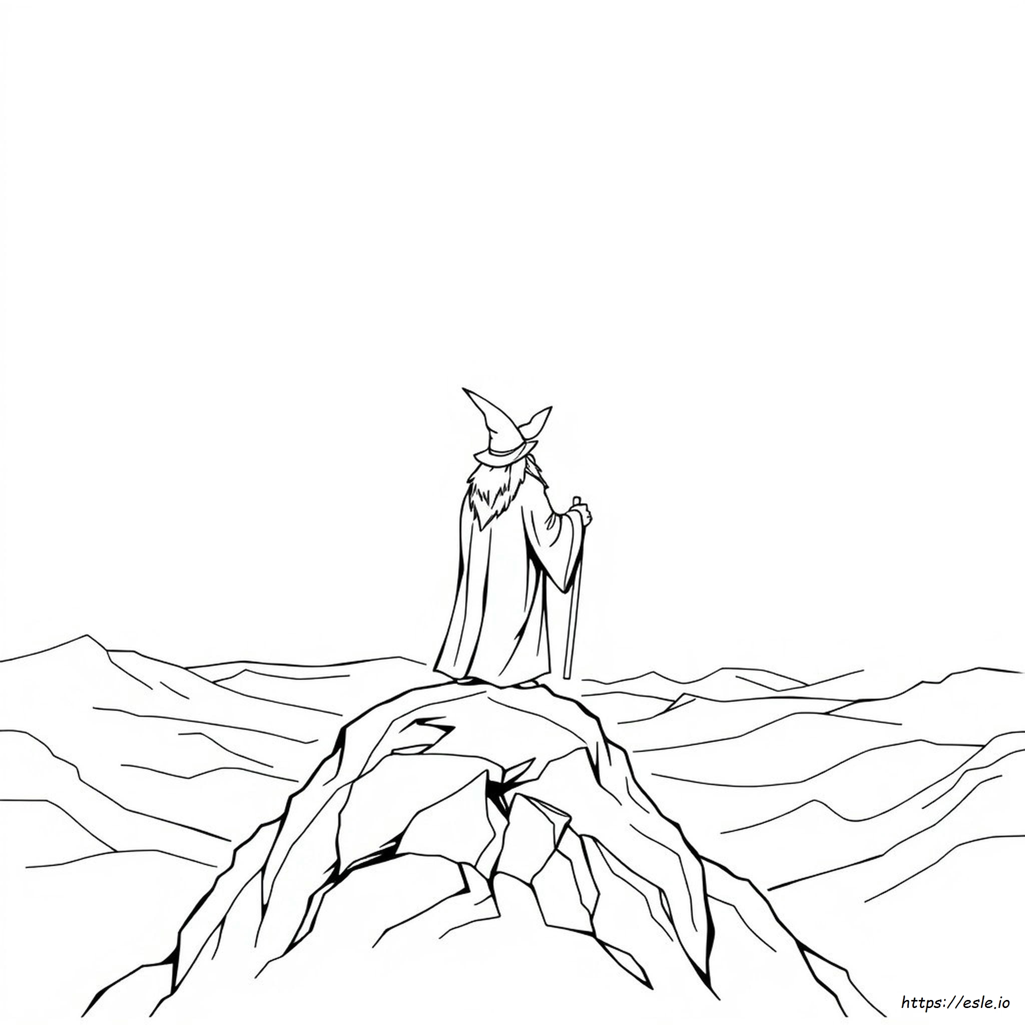 Gandalf Da Colorare