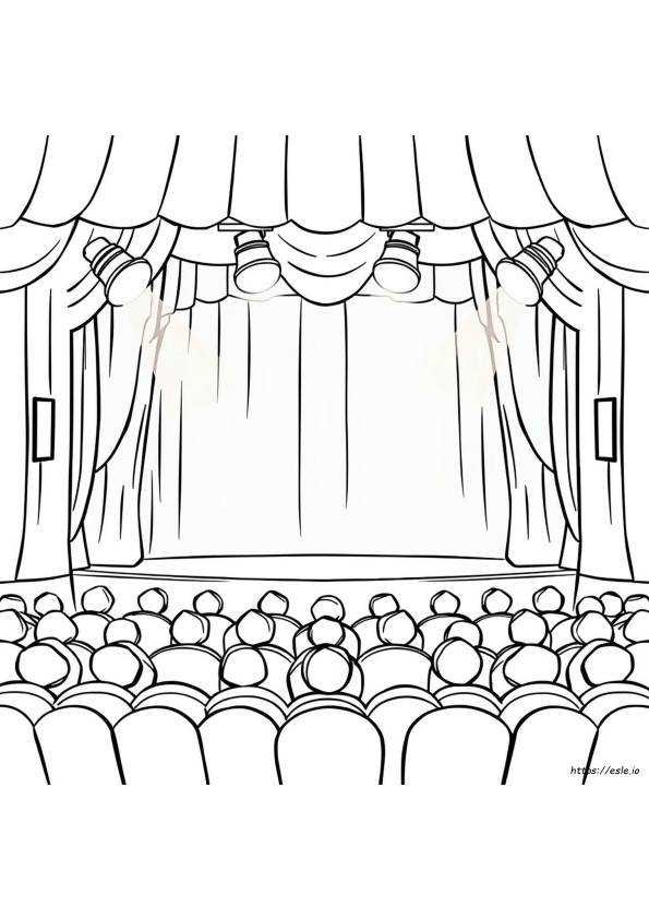 Gambar Mewarnai Teater