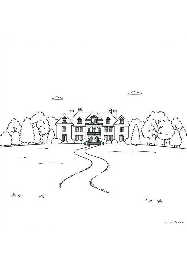 Villa Ausmalbilder