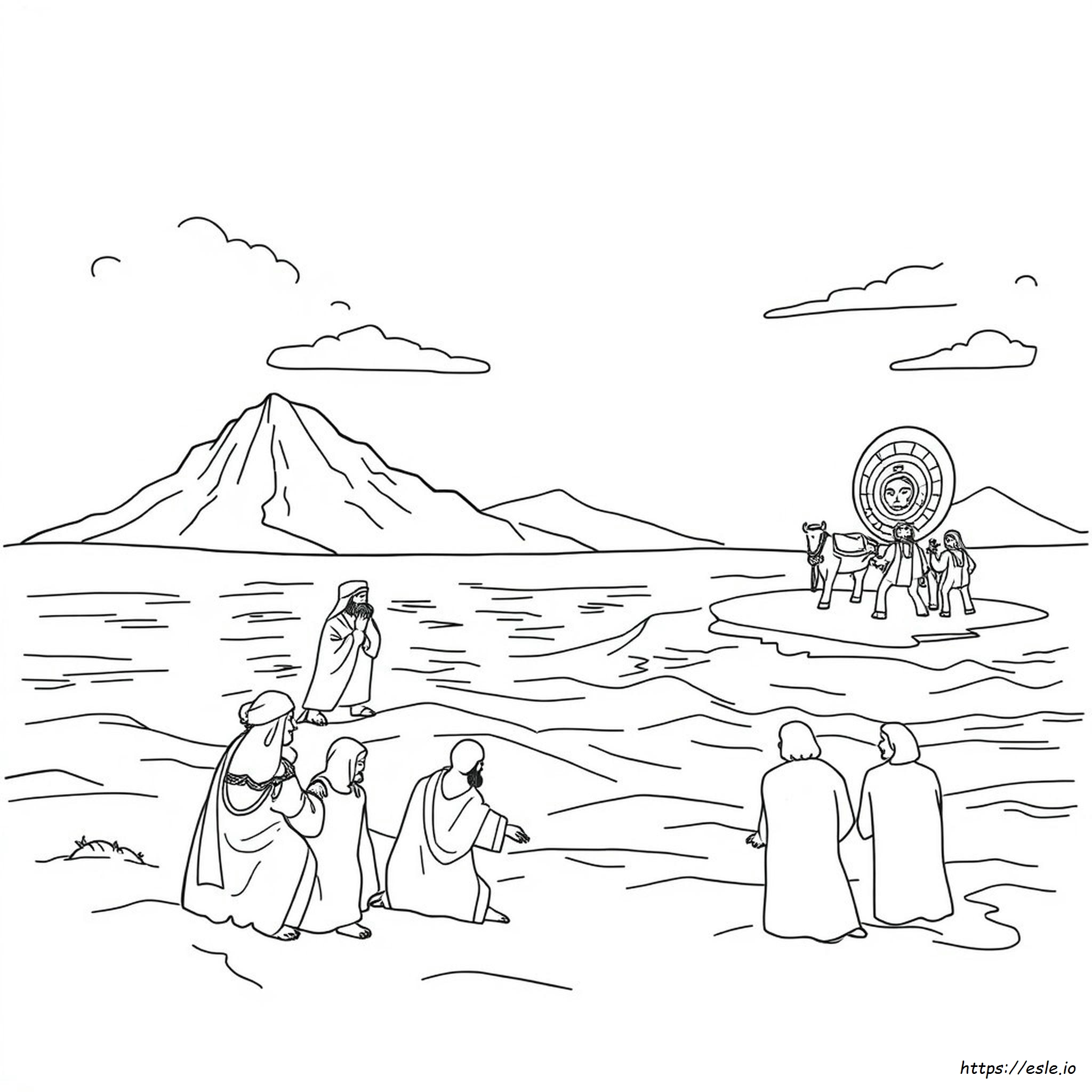 Dibujos Para Colorear De Historias Bíblicas