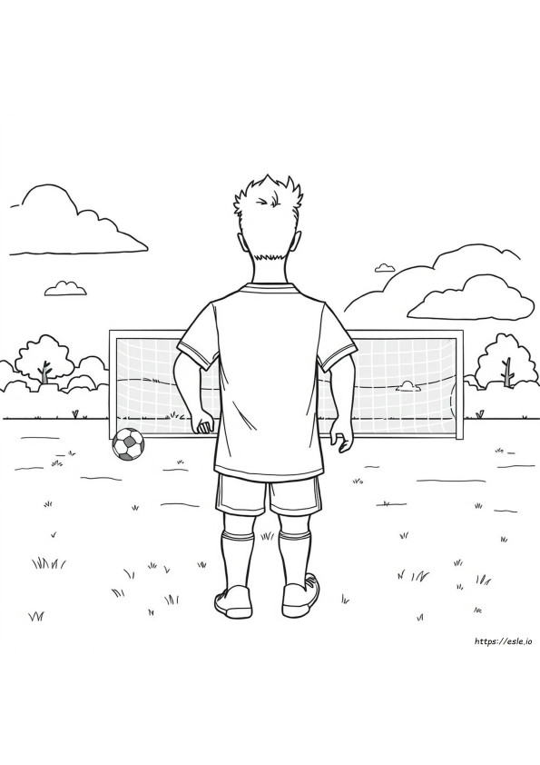 Jersey Sepak Bola Kosong Halaman Mewarnai