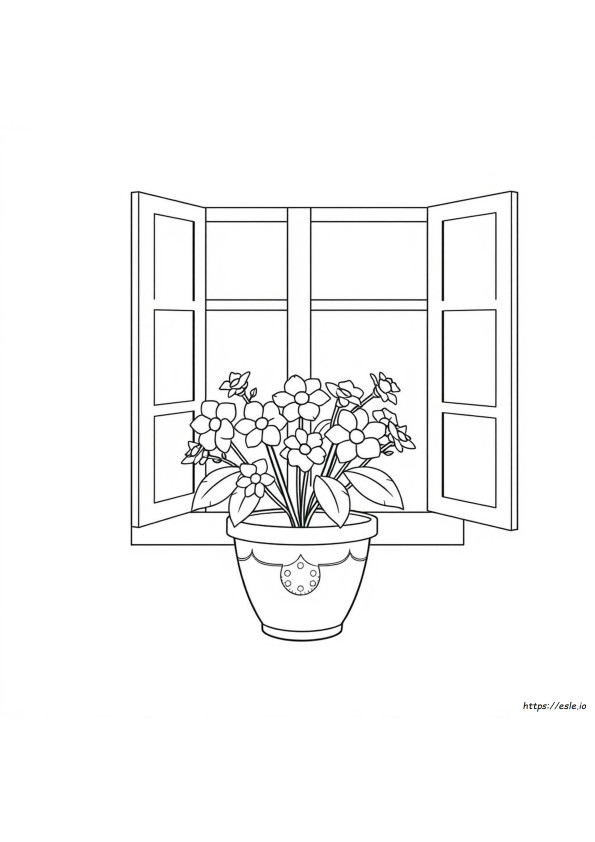 Vaso Di Fiori Da Colorare E Stampare