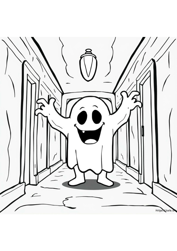 King Boo Halaman Mewarnai