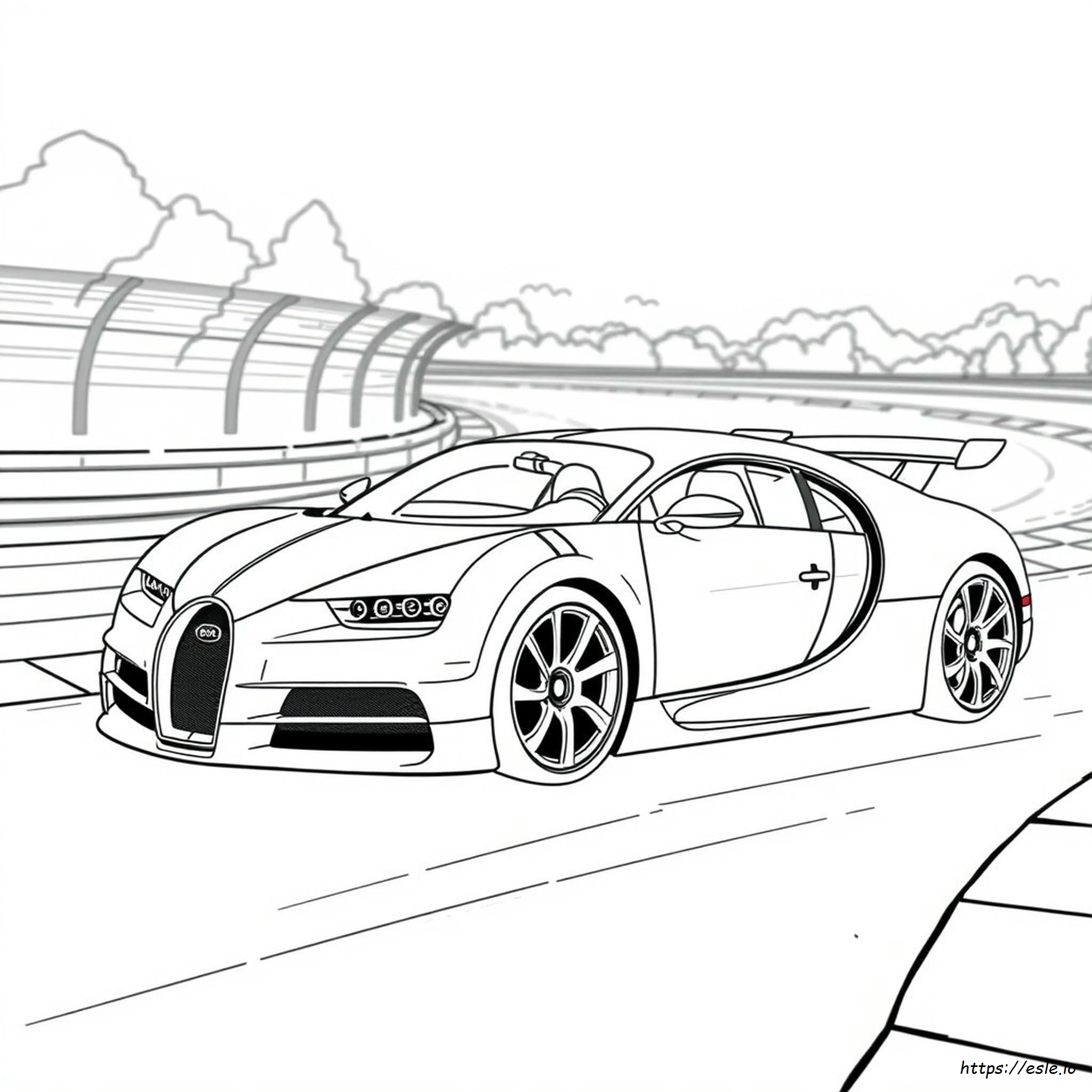 Bugatti Bolide Colouring Pages