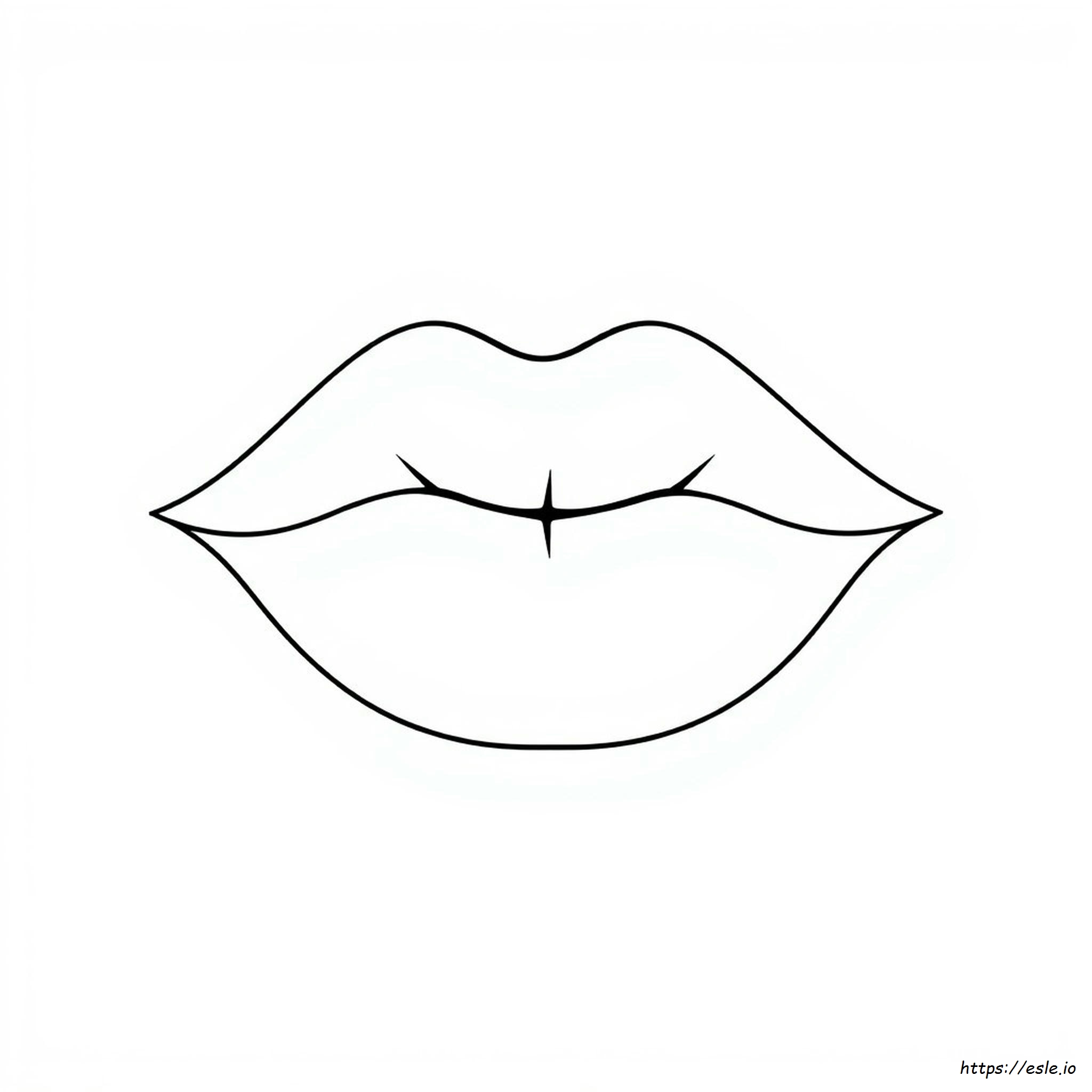 Páginas Para Colorear De Labios