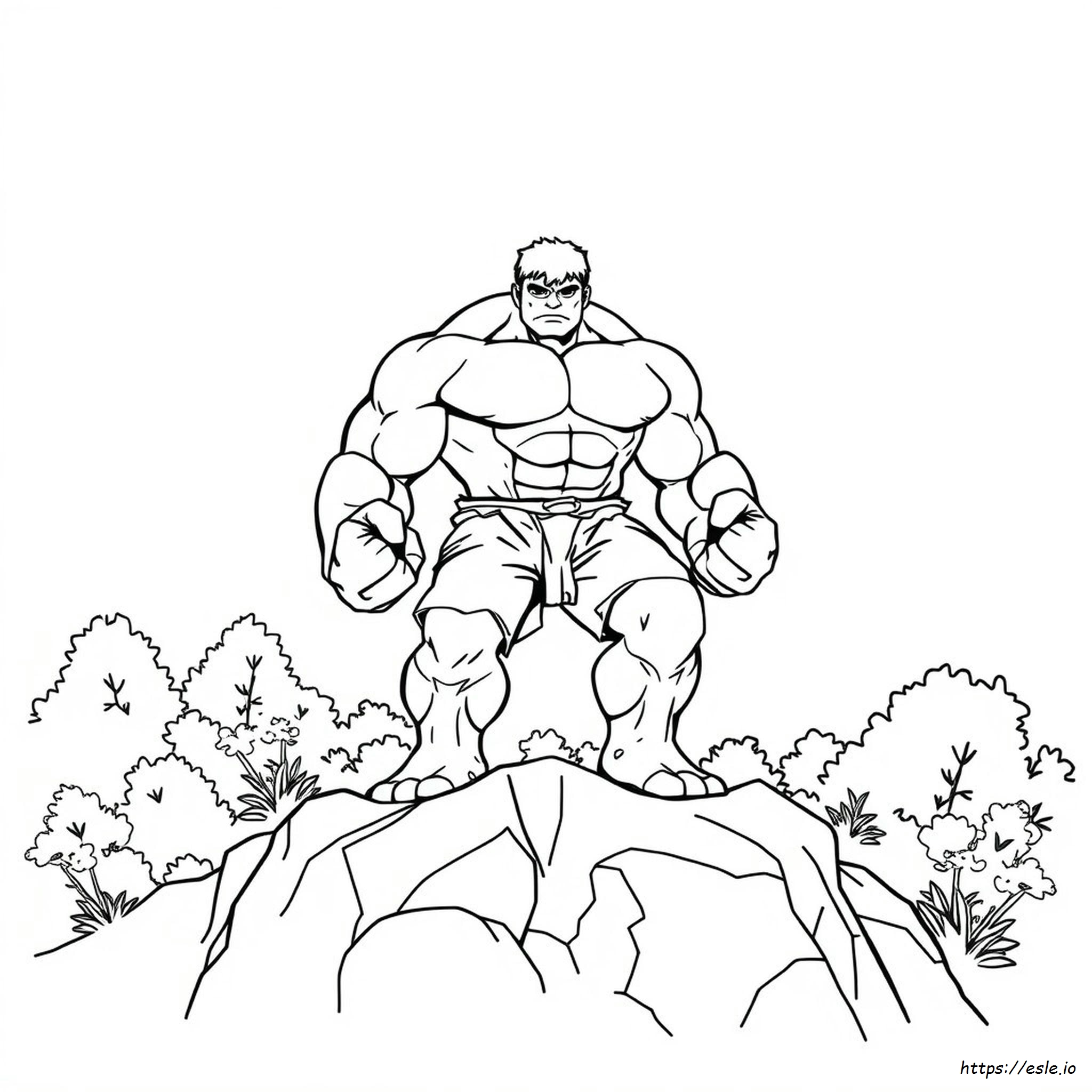 Hulk Picture For Coloring