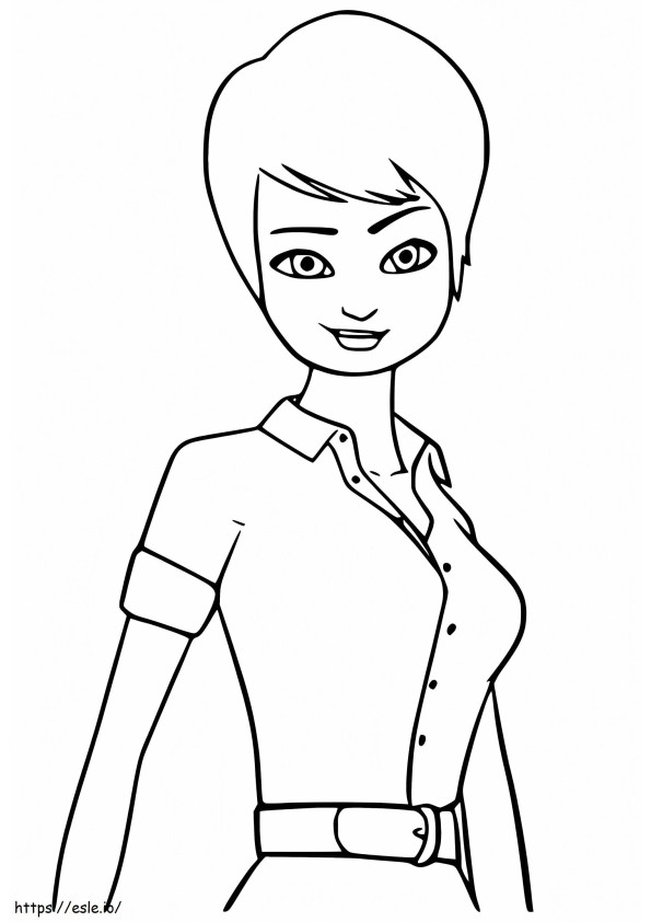 Roxanne Ritchi From Megamind coloring page