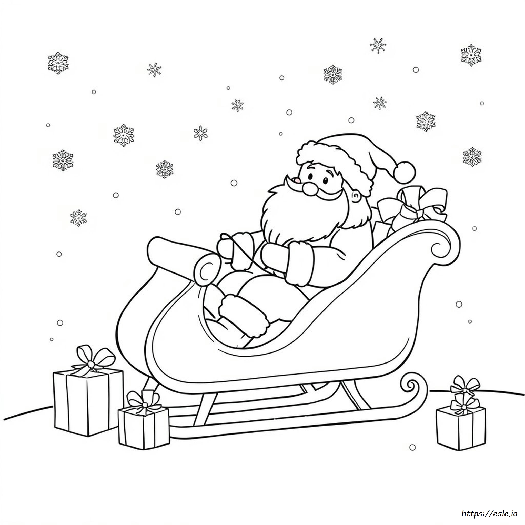 Disegni Di Babbo Natale Semplici Da Colorare