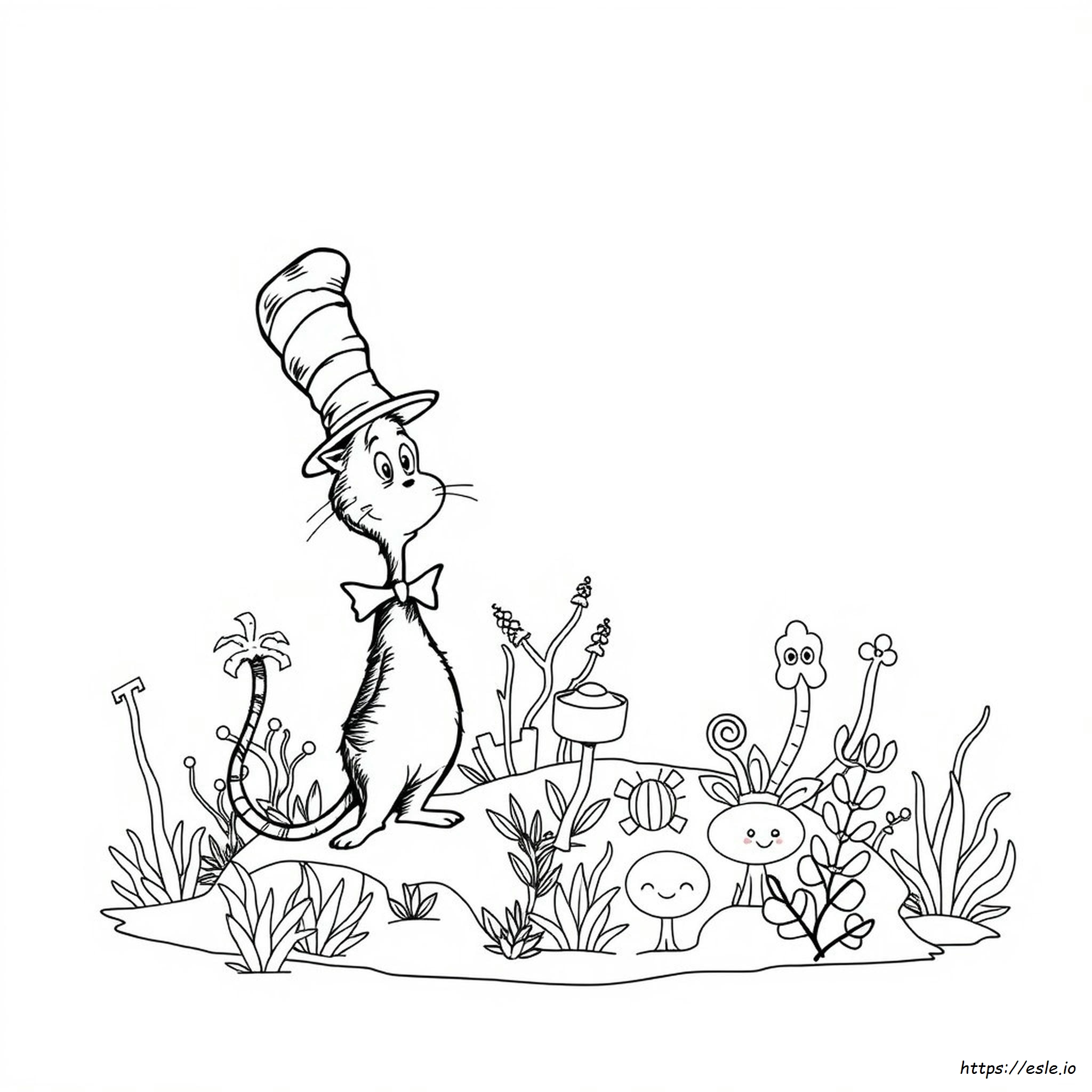 Páginas Para Colorear De Dr. Seuss Para Adultos