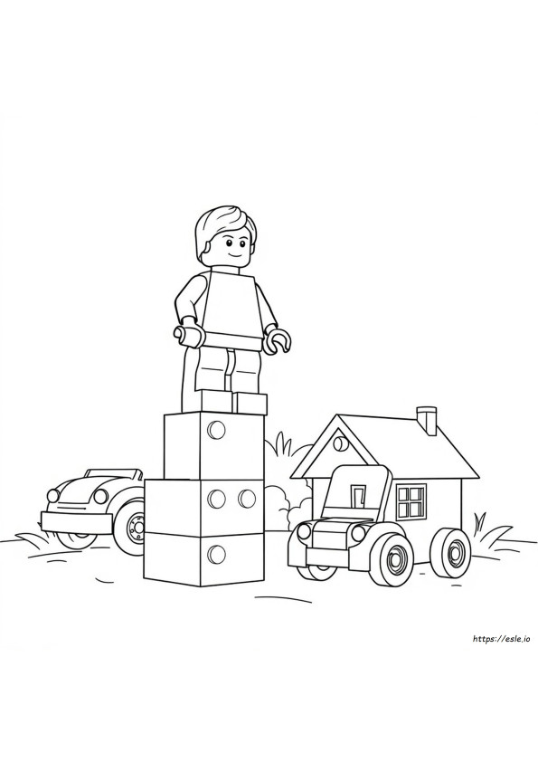 Mewarnai Gambar Lego