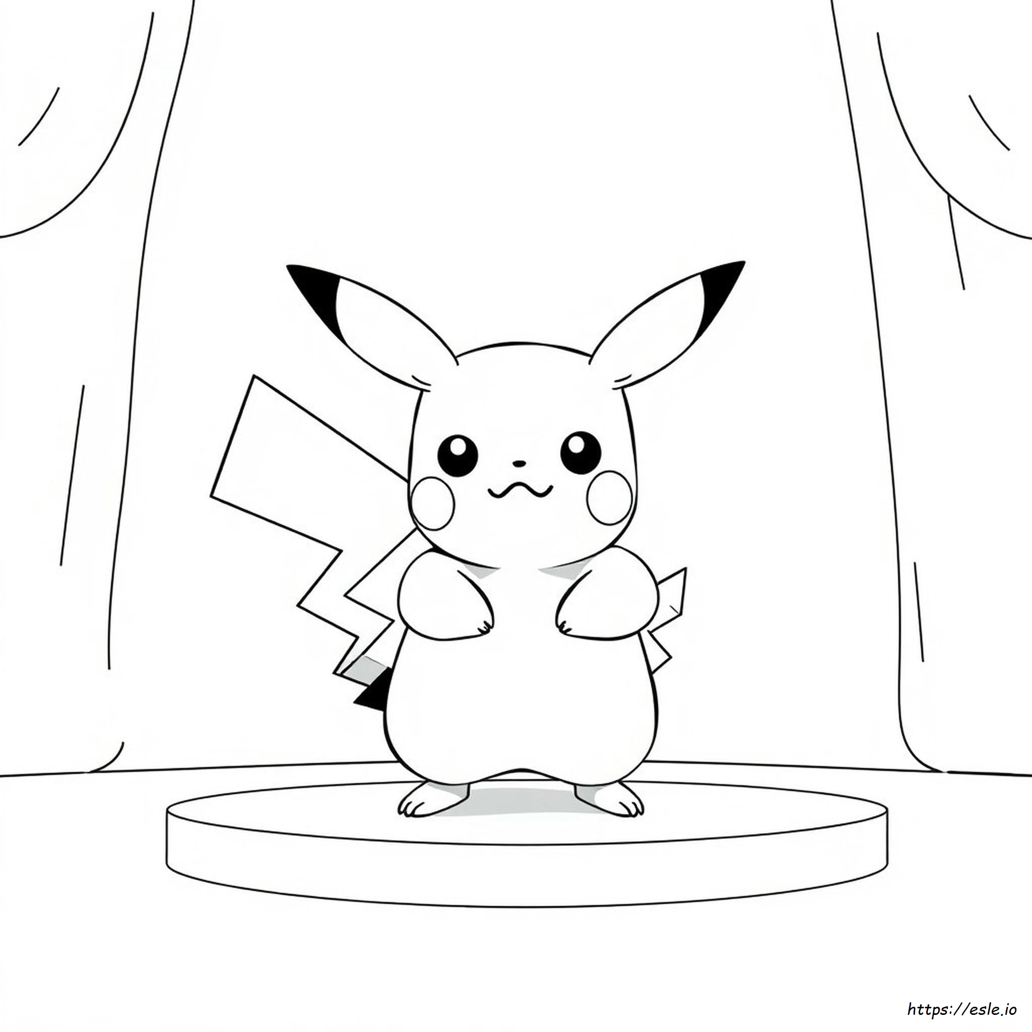 Anime Pikachu Coloring Pages