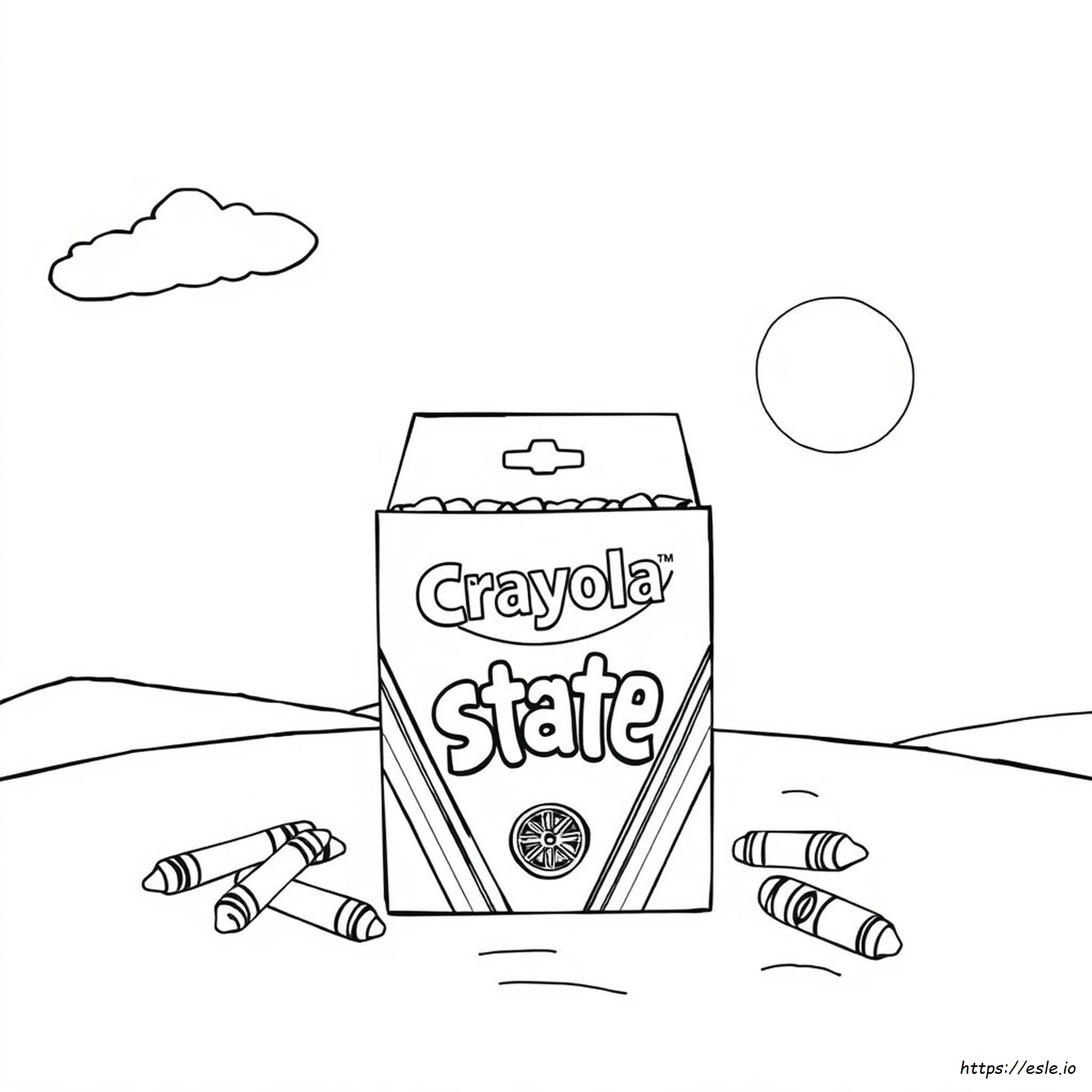 Crayola State Coloring Pages