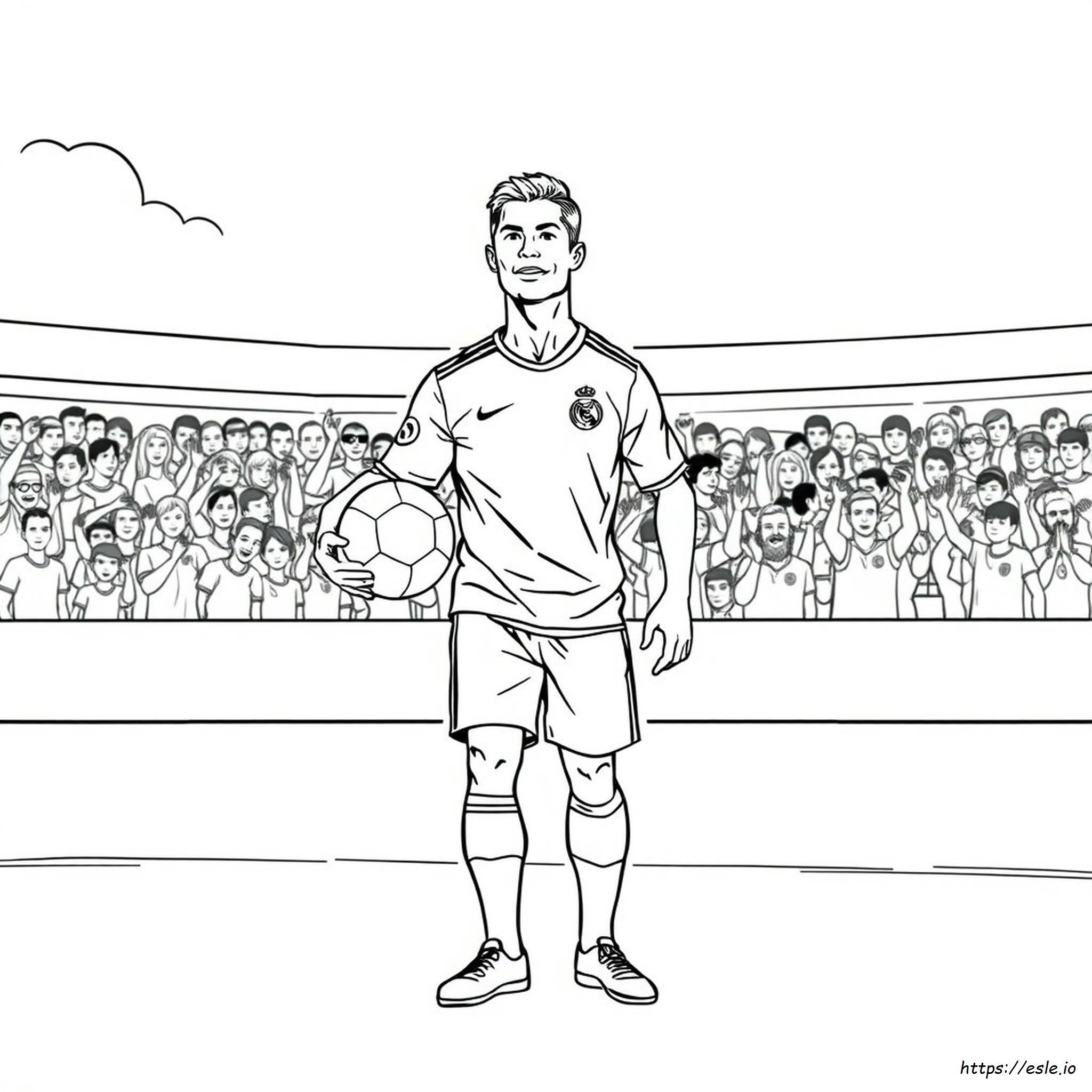 Dibujo De Ronaldo Para Colorear