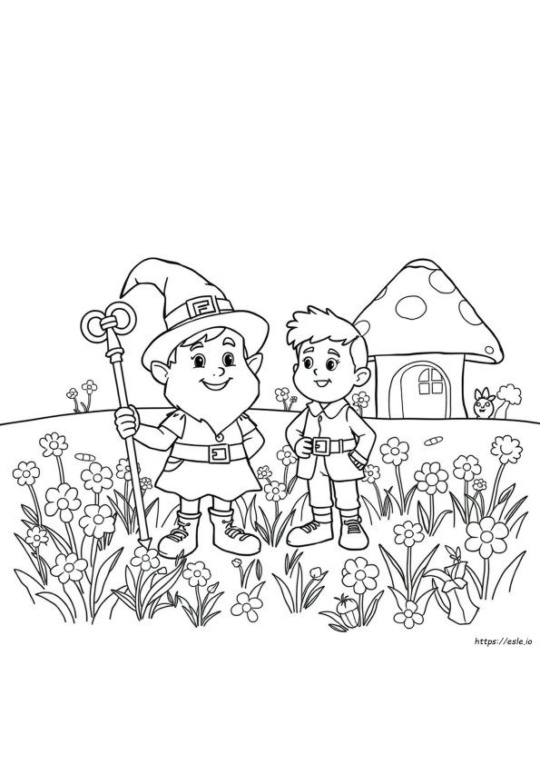 Mewarnai Ben Dan Holly