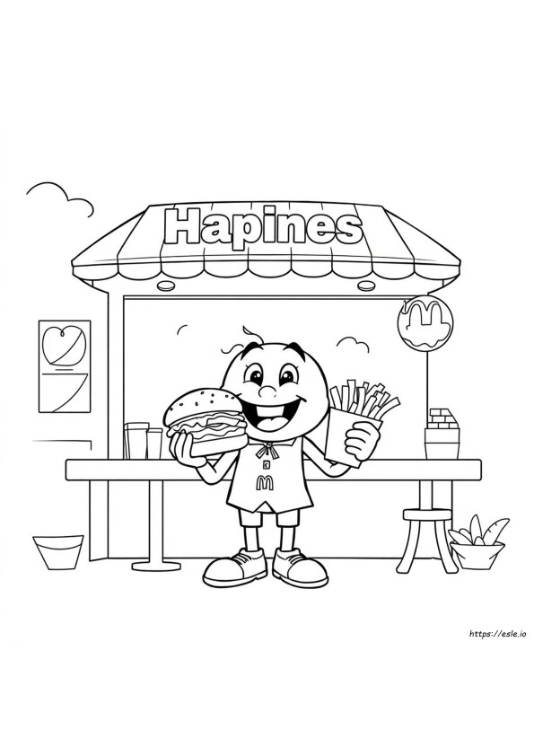 Dibujos De Mcdonald's Para Colorear