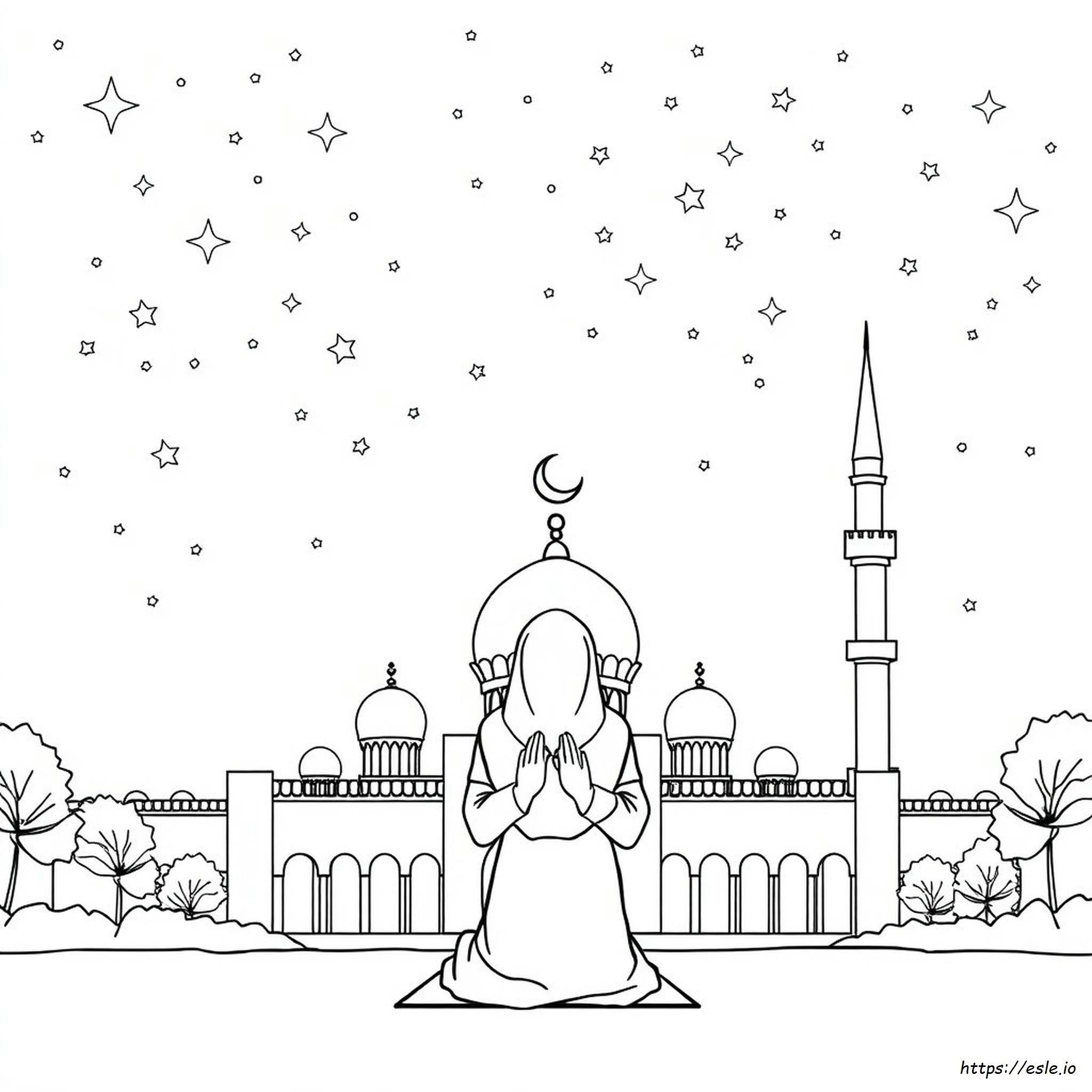 Muslima Da Colorare