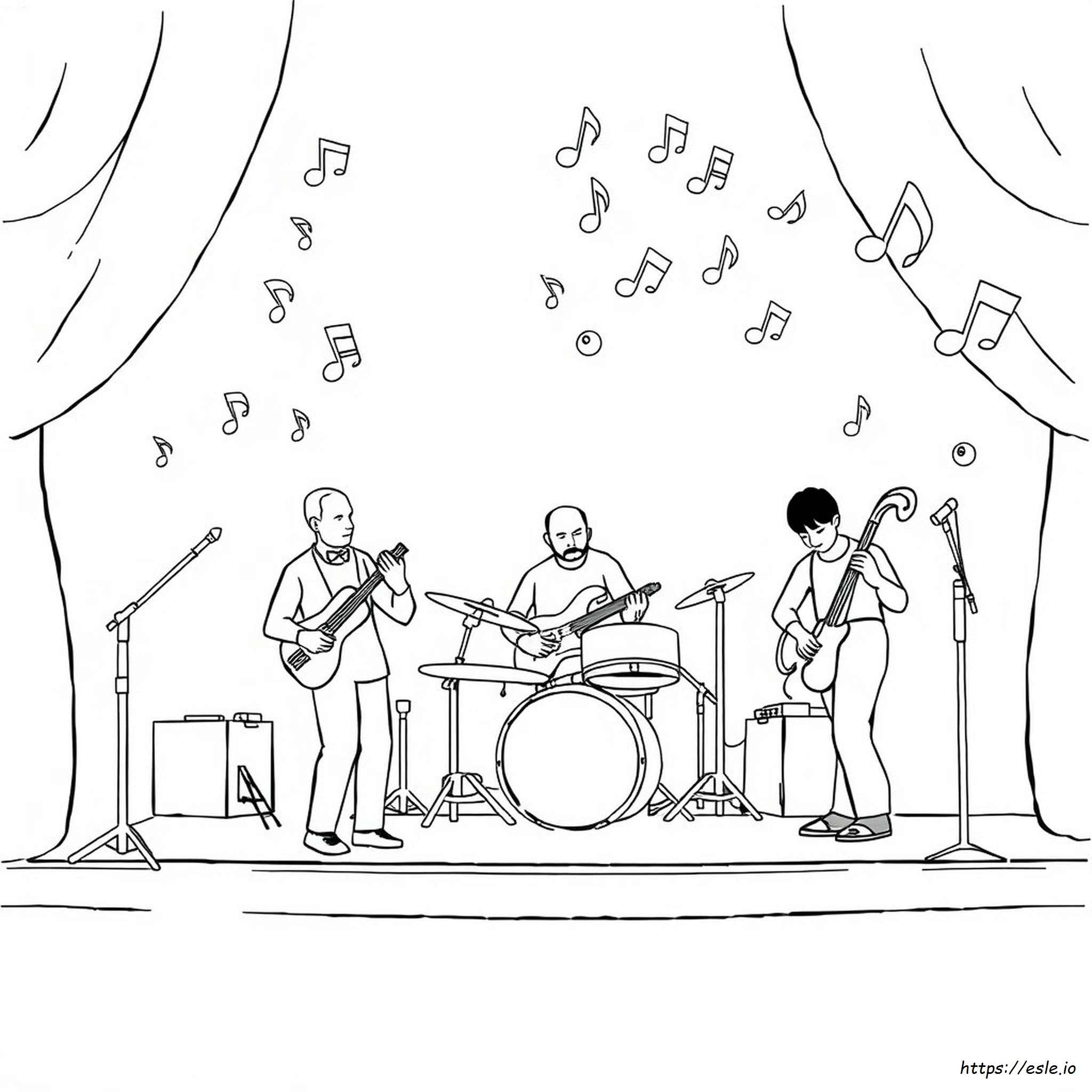 Disegni Jazz Da Colorare E Stampare