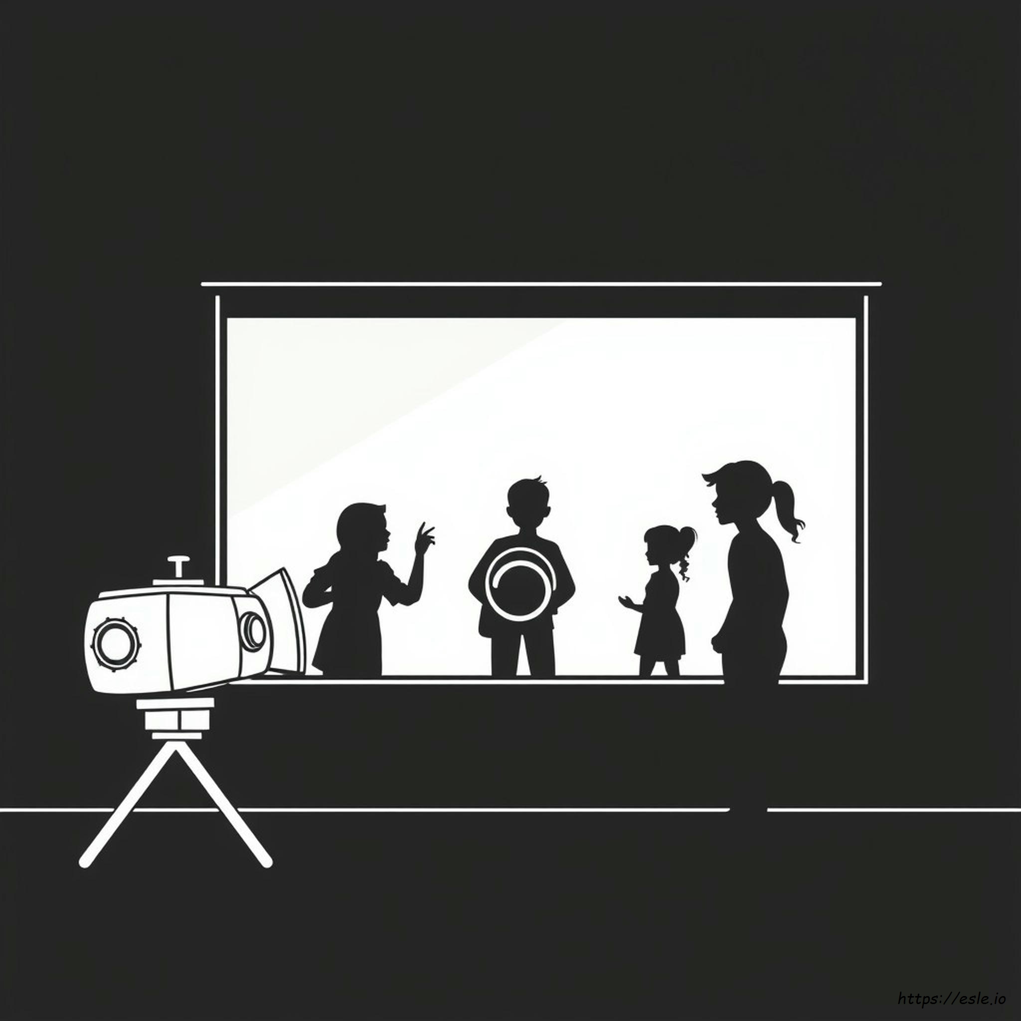 Ombre Cinematografiche Da Colorare