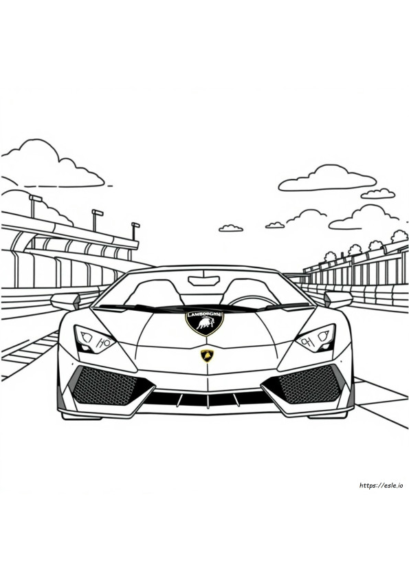 Logo Lamborghini Dapat Dicetak Gratis Gambar Mewarnai