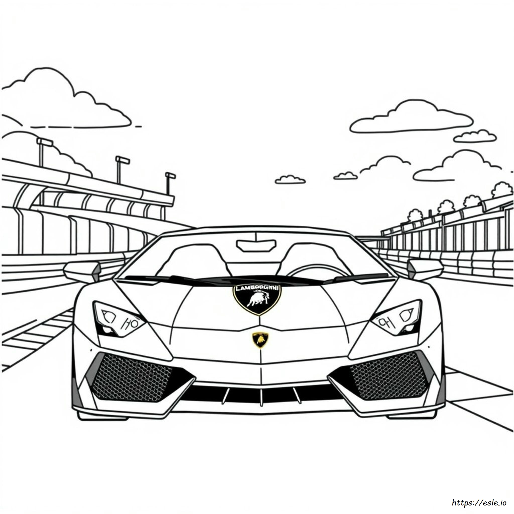 Logo Lamborghini Da Colorare E Stampare
