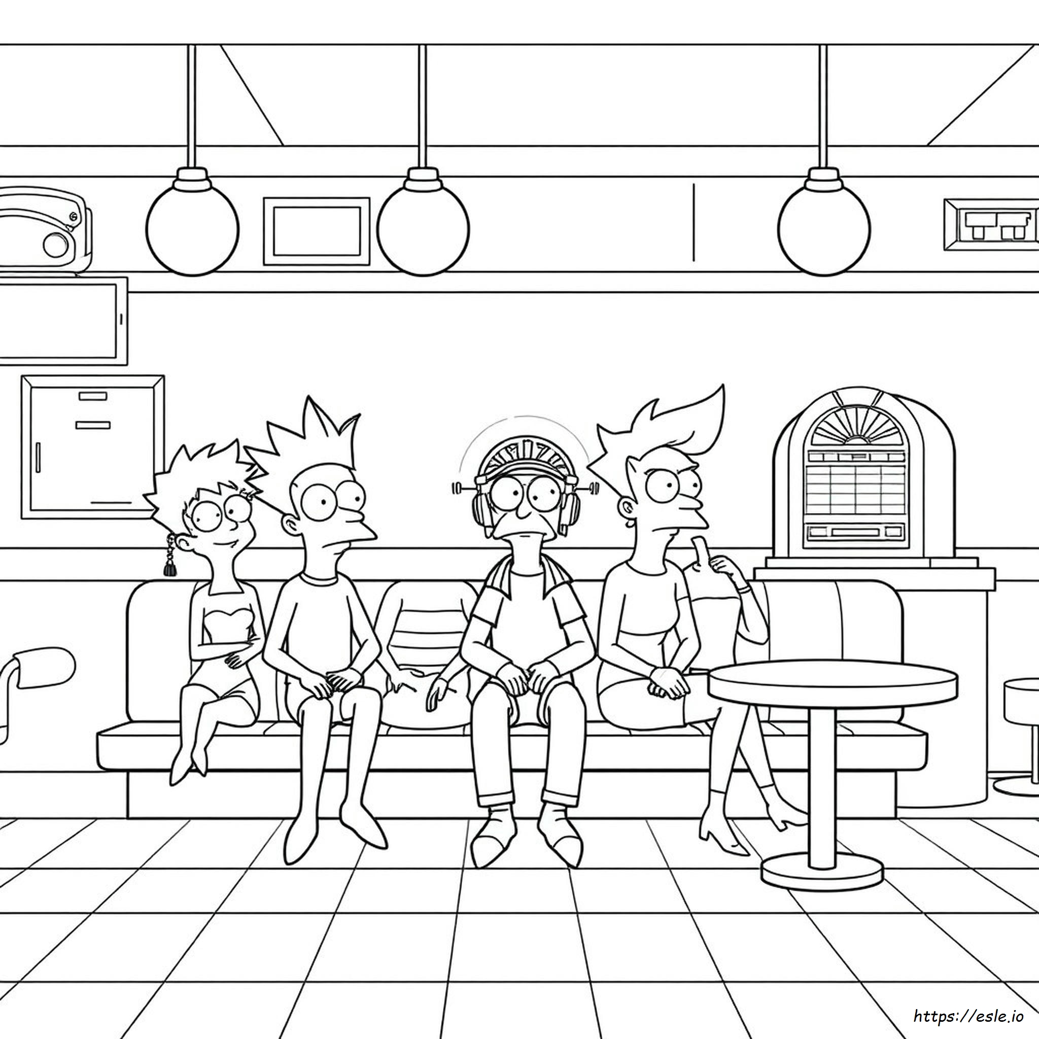 Disegni Da Colorare Di Futurama