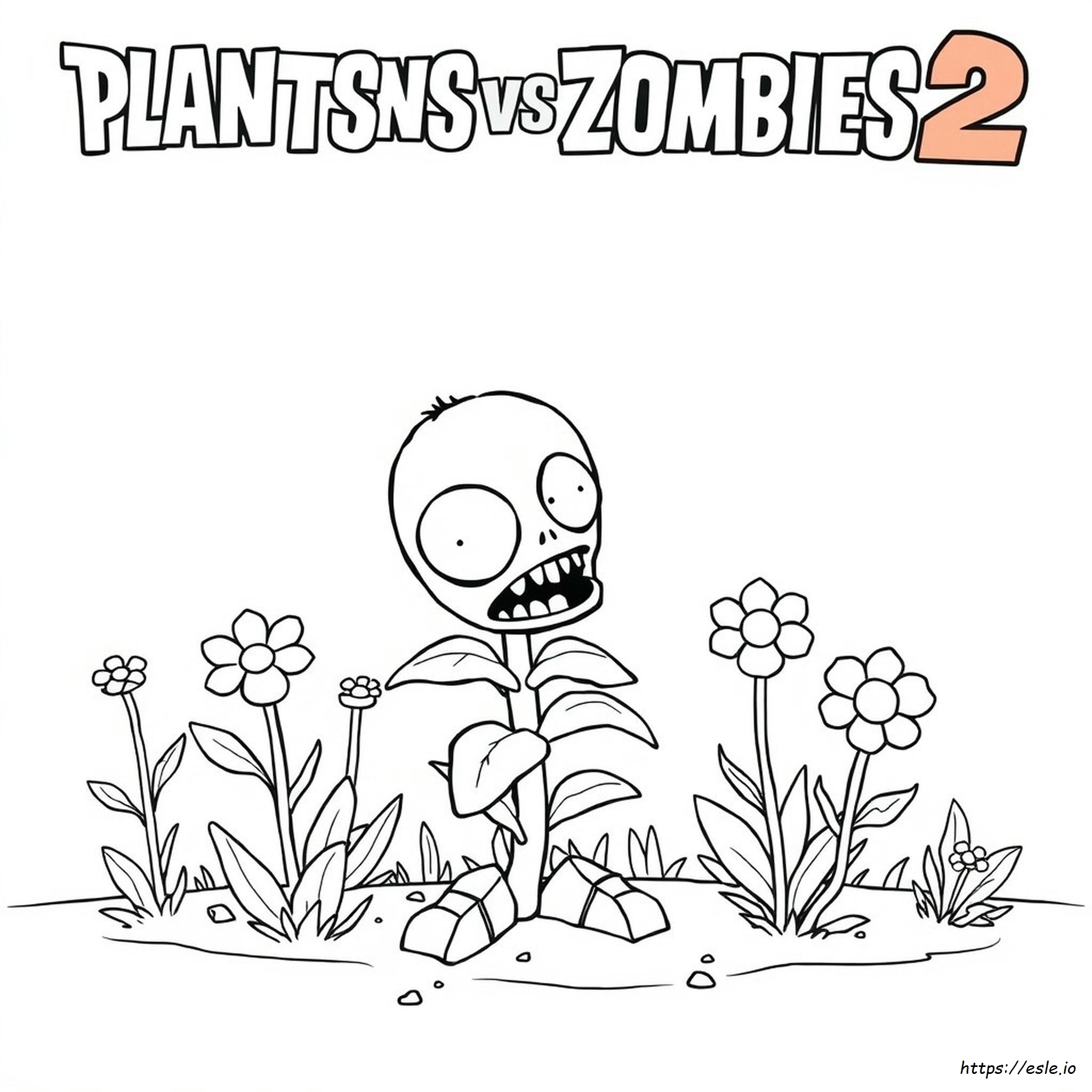 Plante Contro Zombi 2 Da Colorare