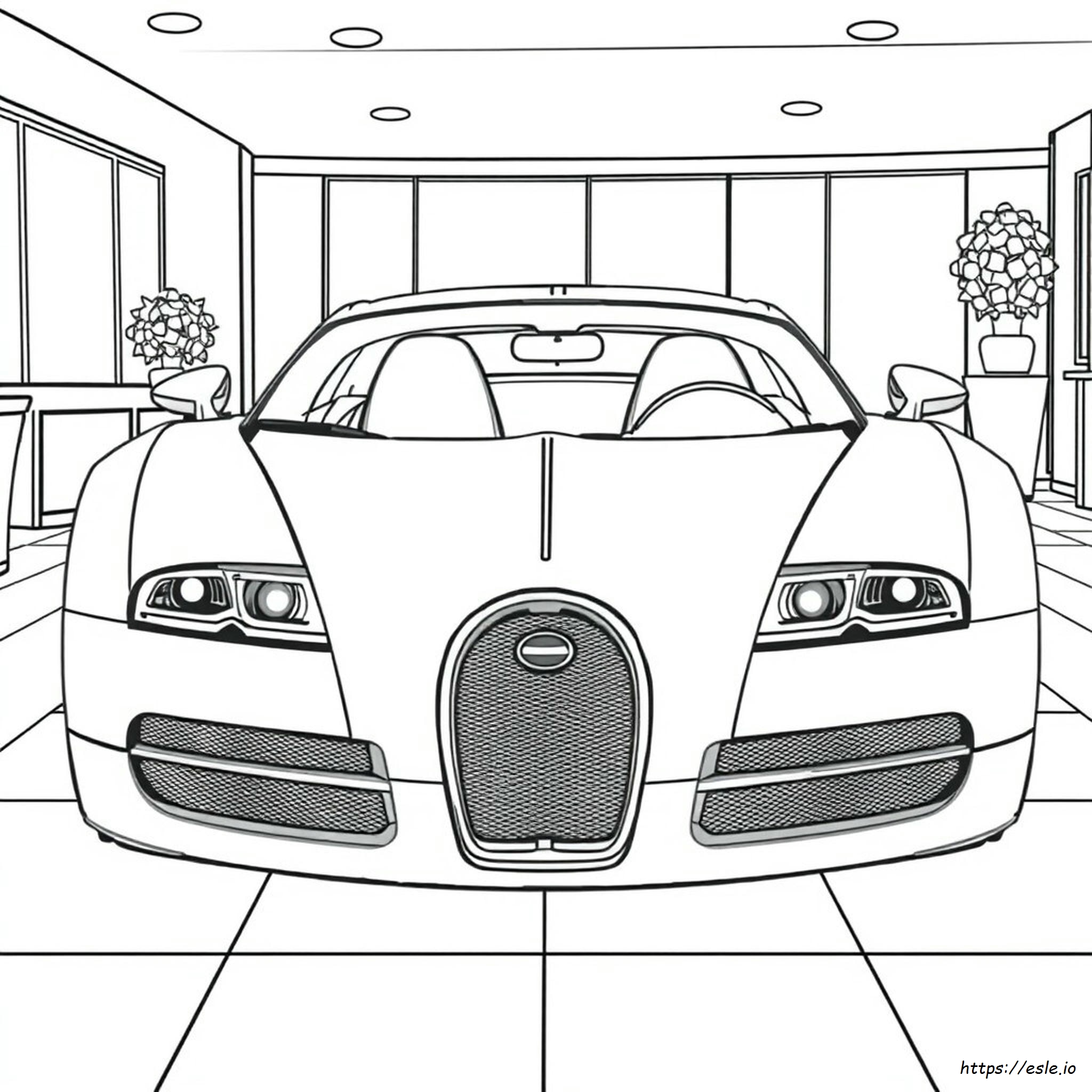 Coloring Pages Of Bugatti Veyron