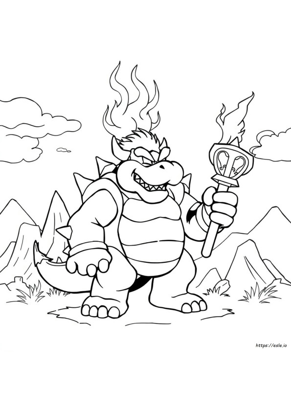Bowser Boyama Sayfası