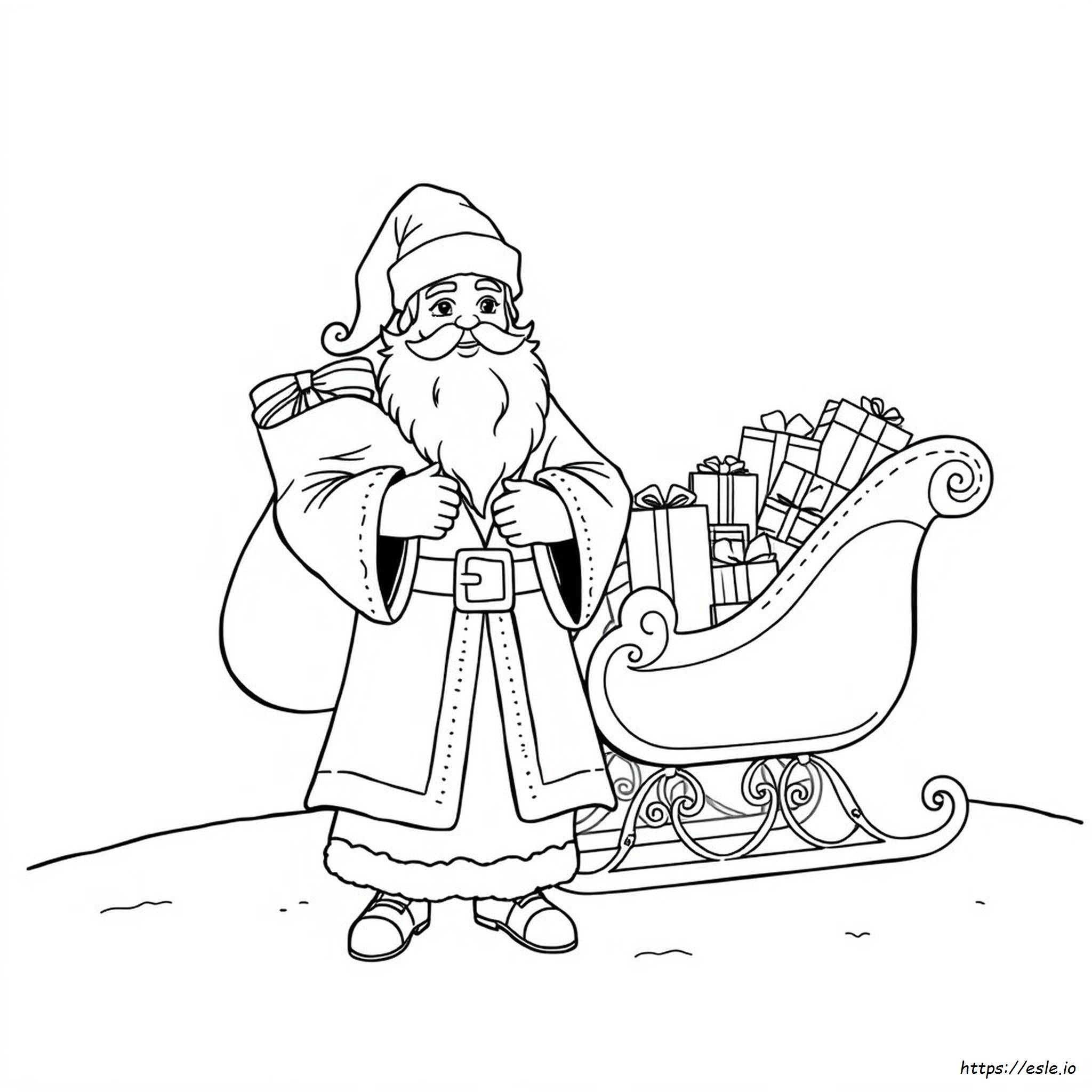 Sankt Nikolaus Ausmalbild Für Kinder