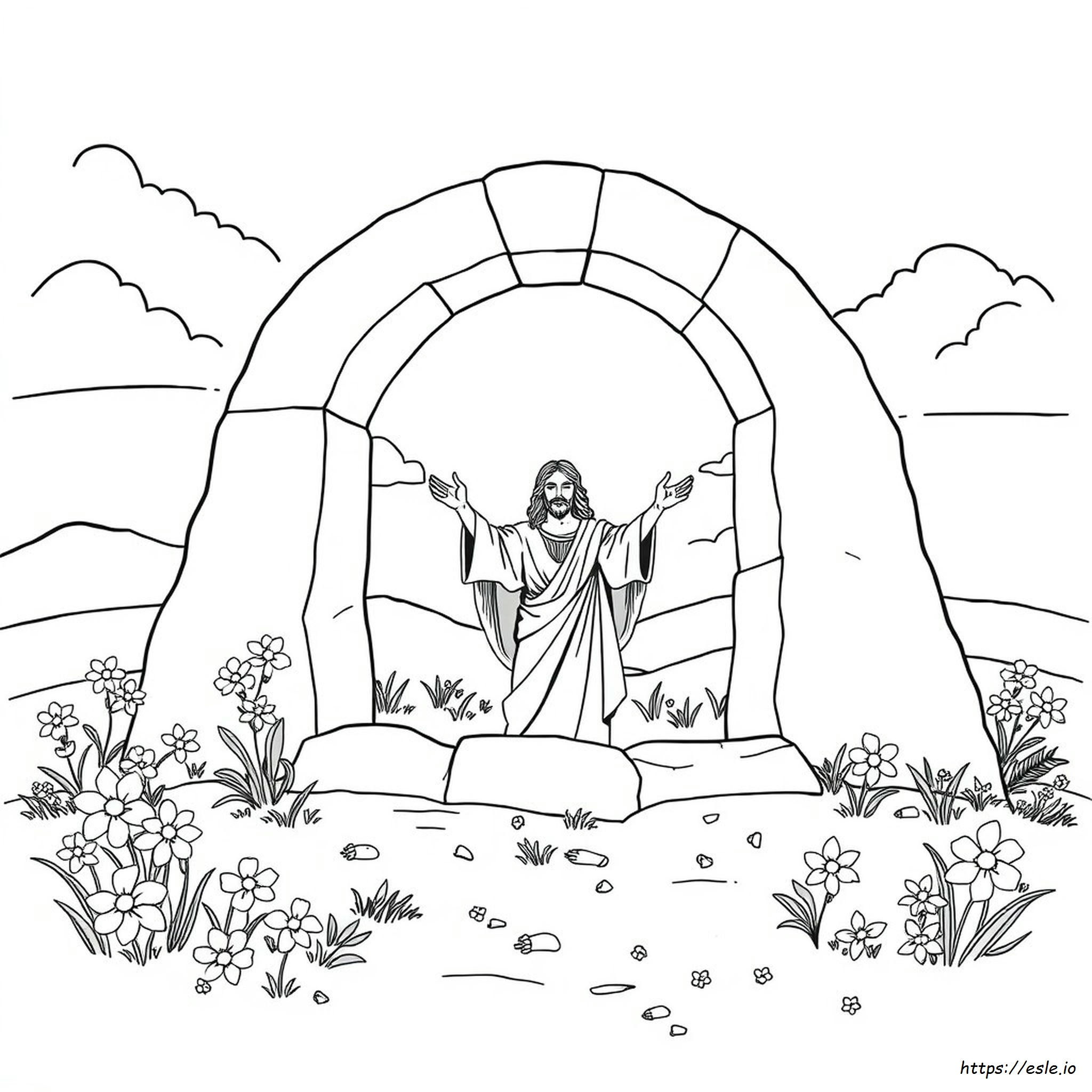 Resurrection Sunday Coloring Pages