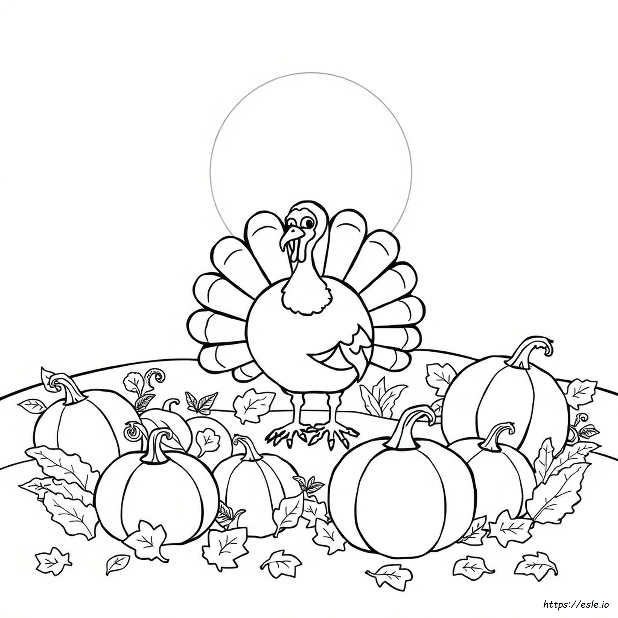 Free Turkey Coloring Pages