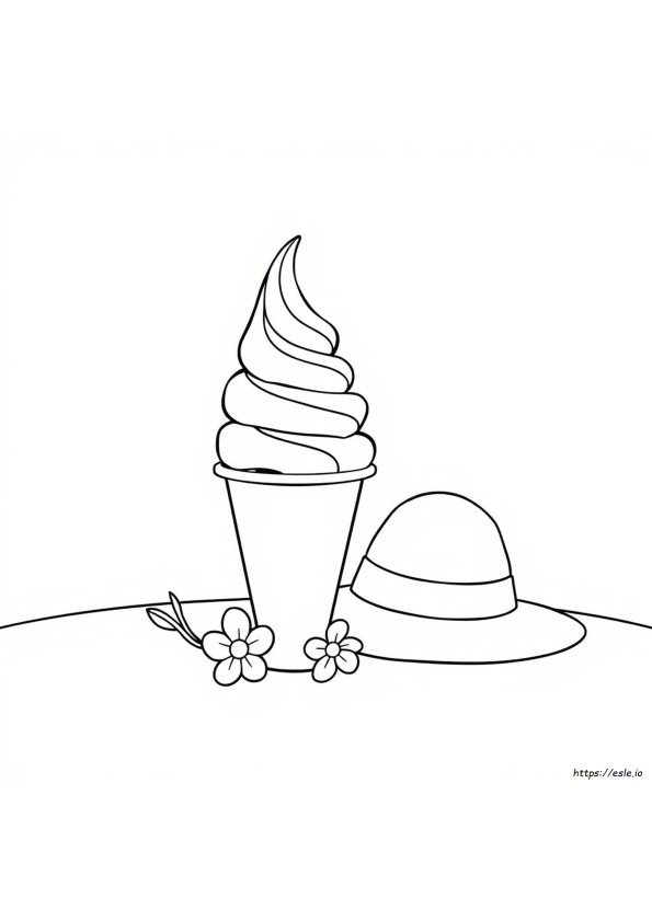 Coppetta Gelato Da Colorare
