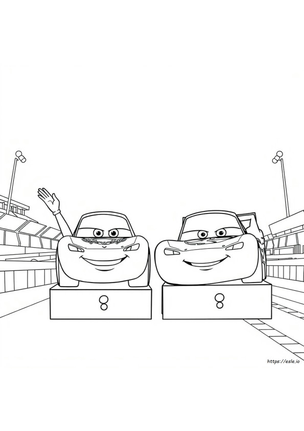 Coloriage Flash Mcqueen